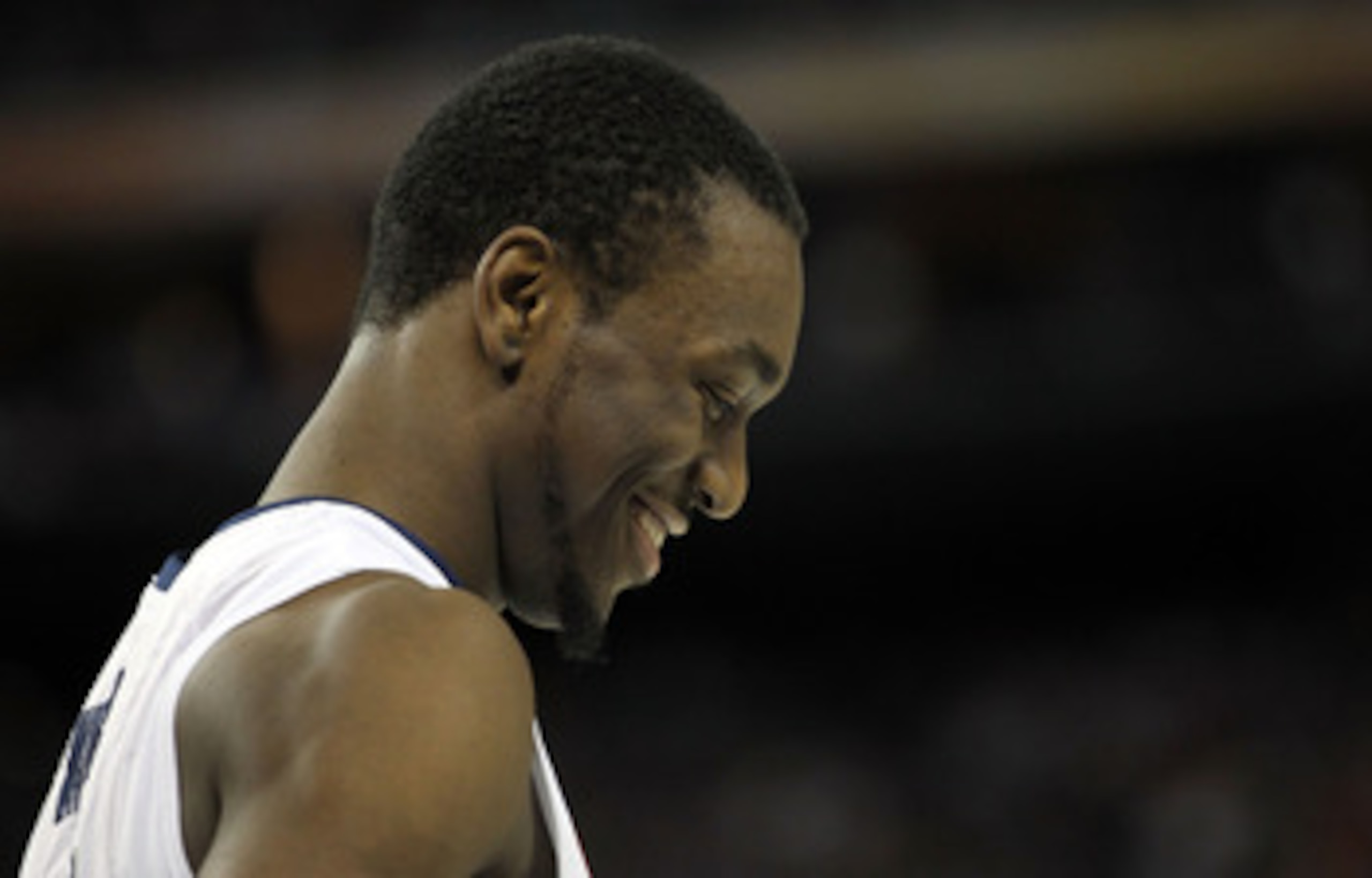 HOUSTON, TX - APRIL 04: Kemba Walker #15 of the Connecticut Huskies reacts while taking on the Butler Bulldogs during the National Championship Game of the 2011 NCAA Division I Men's Basketball Tournament at Reliant Stadium on April 4, 2011 in Houston, T HOUSTON, TX - APRIL 04: Kemba Walker #15 of the Connecticut Huskies reacts while taking on the Butler Bulldogs during the National Championship Game of the 2011 NCAA Division I Men's Basketball Tournament at Reliant Stadium on April 4, 2011 in Houston, T
