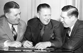 From left: Bert Bell (Eagles), Charles Bidwell (Cardinals) and Art Rooney (Steelers) at an NFL owner's meeting