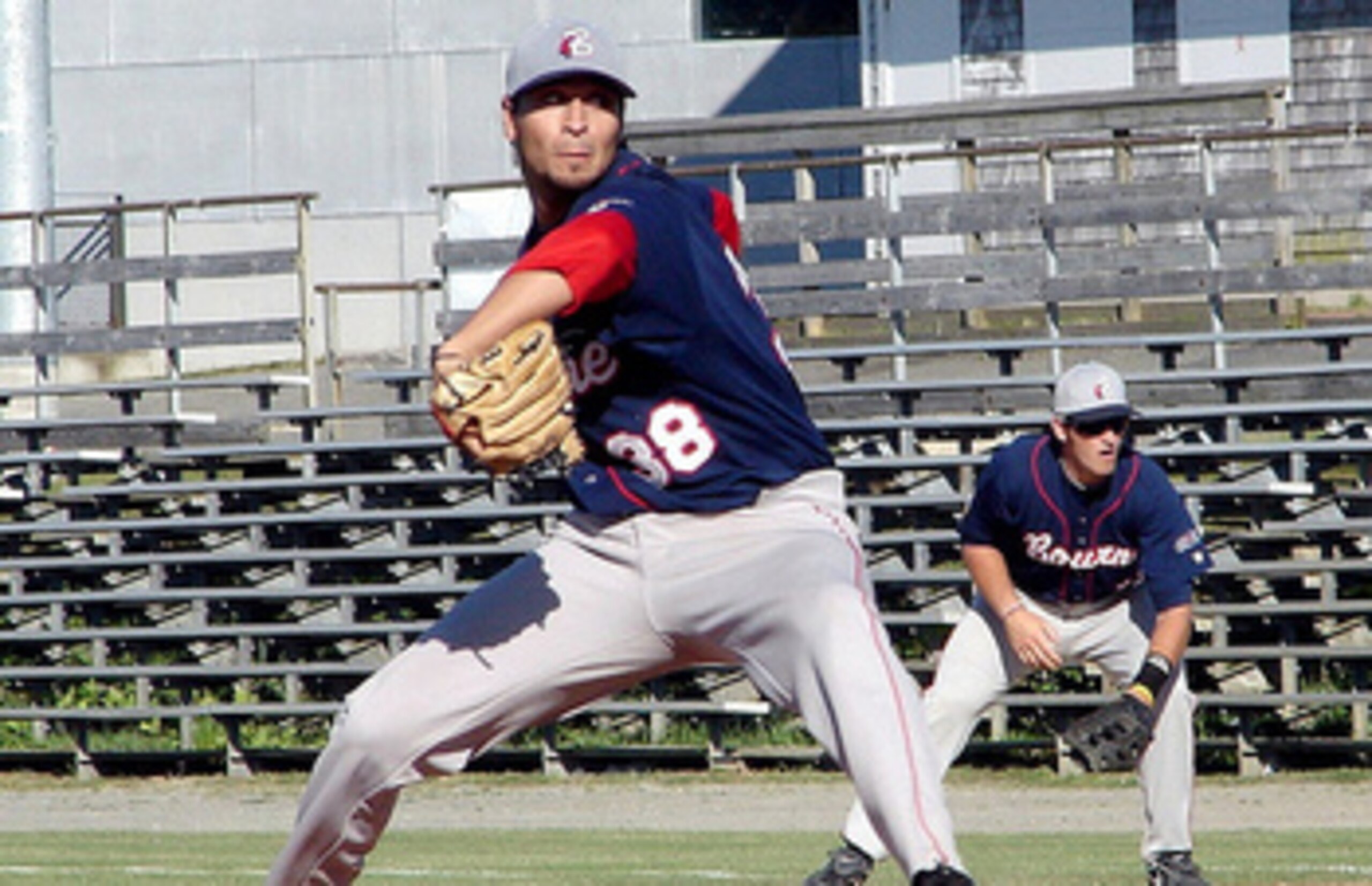 Meo made a splash this week by tossing a no-hitter in CC's Big South tourney opener. Meo made a splash this week by tossing a no-hitter in CC's Big South tourney opener.