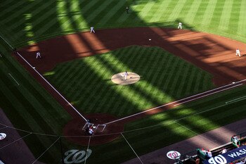 WASHINGTON, DC - APRIL 17:  Pitcher Livan Hernandez #61 of the Washington Nationals delivers to a Milwaukee Brewers batter during the third inning of the second game of a doubleheader at Nationals Park on April 17, 2011 in Washington, DC.  (Photo by Rob C