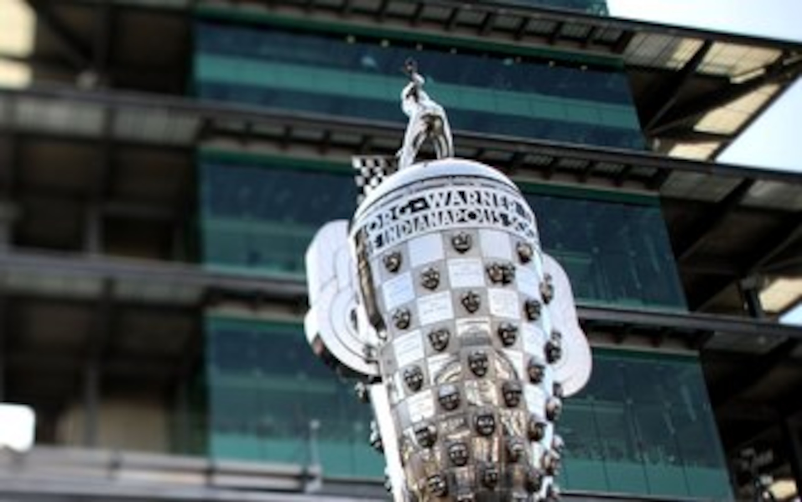 INDIANAPOLIS - MAY 25:  The Borg-Warner Trophy sits on pit lane before the start of the IndyCar Series 92nd running of the Indianapolis 500 at Indianapolis Motor Speedway on May 25, 2008 in Indianapolis, Indiana.  (Photo by Jonathan Ferrey/Getty Images)