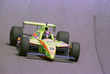 30 May 1999: Robby Gordon #32 steers into turn one during the Indianapolis 500 at Indianapolis Motor Speedway in Speedway, Indiana. 30 May 1999: Robby Gordon #32 steers into turn one during the Indianapolis 500 at Indianapolis Motor Speedway in Speedway, Indiana.