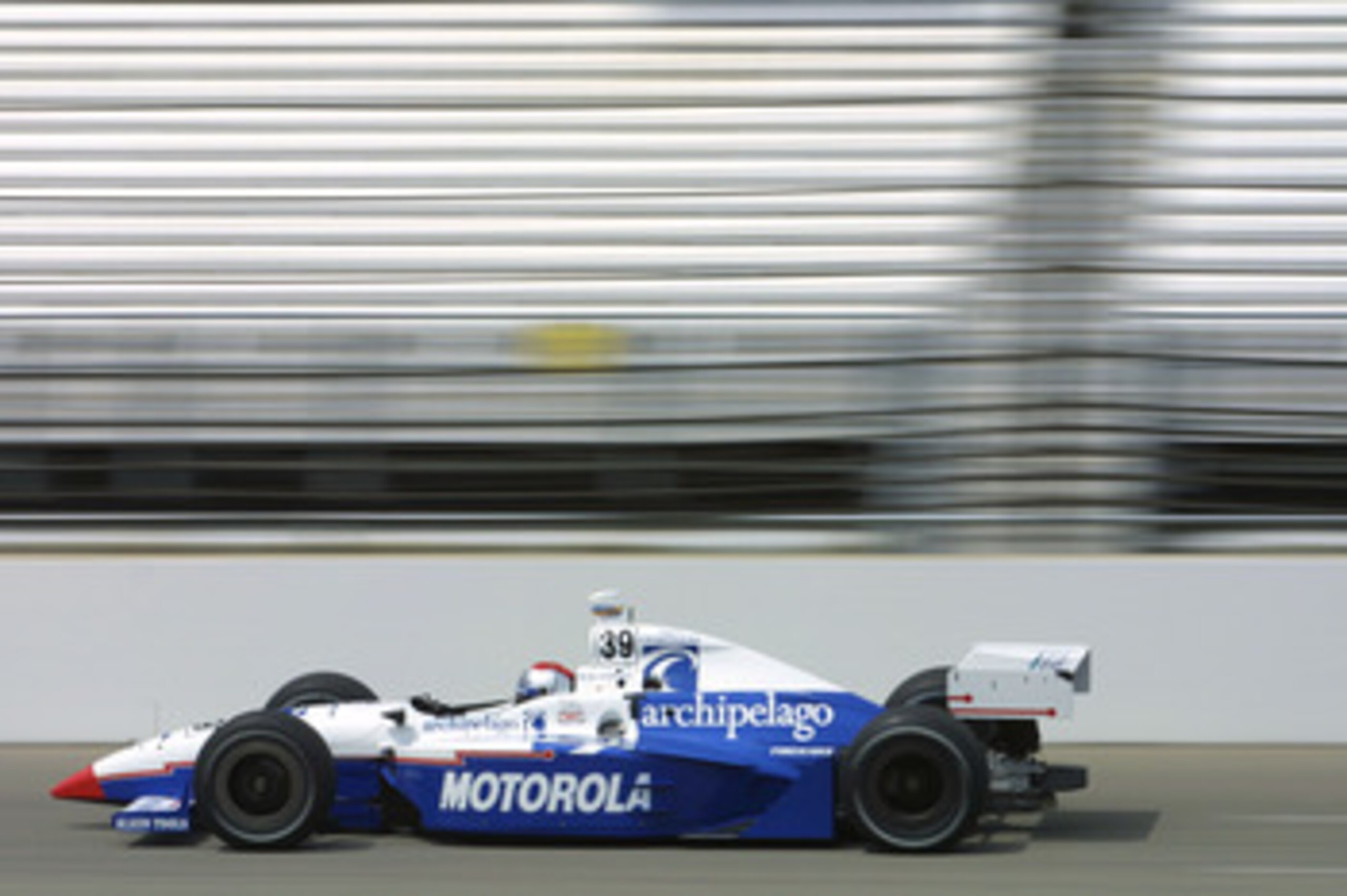 7 May 2001: Michael Andretti drives his Team Green Motorola/Archipelago Oldsmobile Dallara during Monday practice in preparation for the Indianapolis 500, at the Indianapolis Motor Speedway, in Indianapolis, Indiana. Digital Image. Mandatory Credit: ROBER