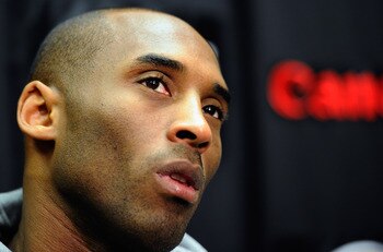 EL SEGUNDO, CA - MAY 11:  Kobe Bryant #24 of the Los Angeles Lakers speaks during a news conference at the Lakers training facility on May 11, 2011 in El Segundo, California. The Lakers were swept out of their best of seven series with the Dallas Maverick