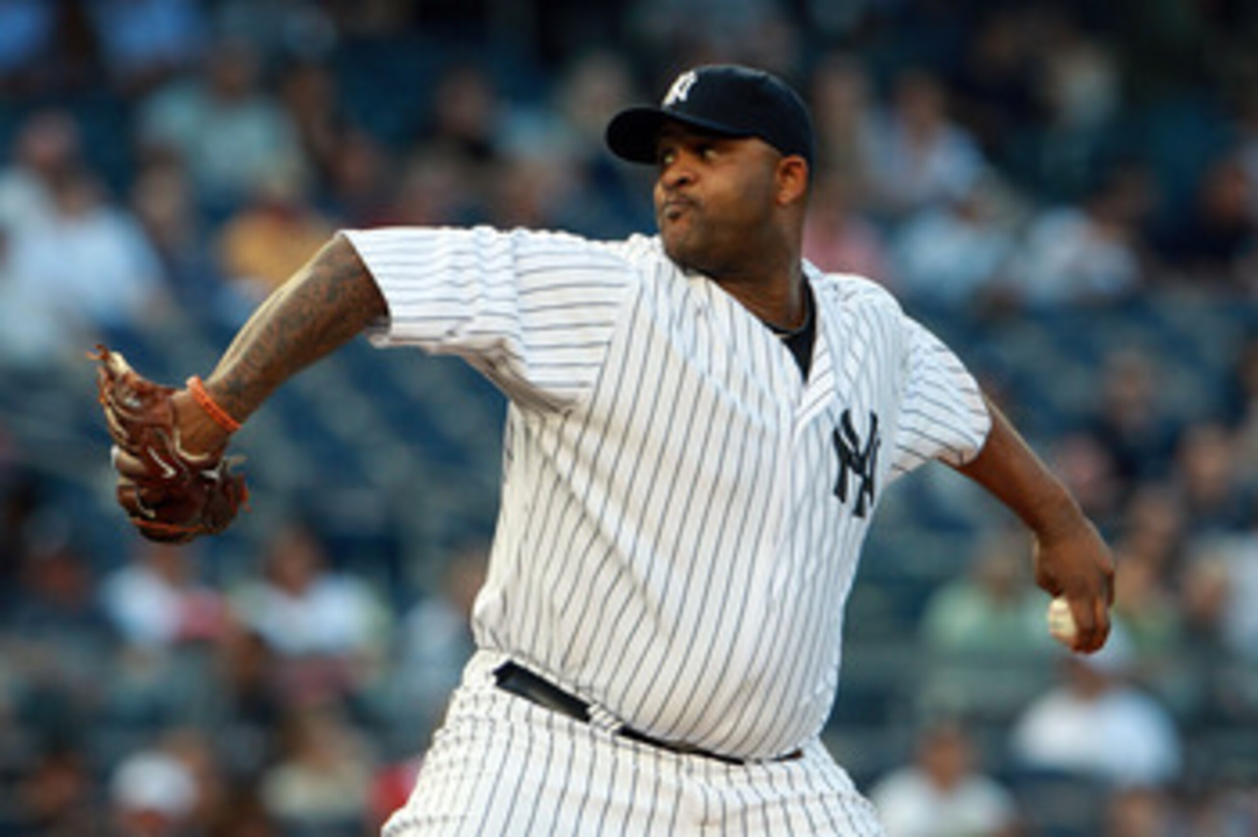 NEW YORK, NY - MAY 24:  CC Sabathia #52 of the New York Yankees pirches against the Toronto Blue Jays at Yankee Stadium on May 24, 2011 in the Bronx borough of New York City.  (Photo by Michael Heiman/Getty Images)