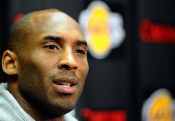 EL SEGUNDO, CA - MAY 11:  Kobe Bryant #24 of the Los Angeles Lakers speaks during a news conference at the Lakers training facility on May 11, 2011 in El Segundo, California. The Lakers were swept out of their best of seven series with the Dallas Maverick