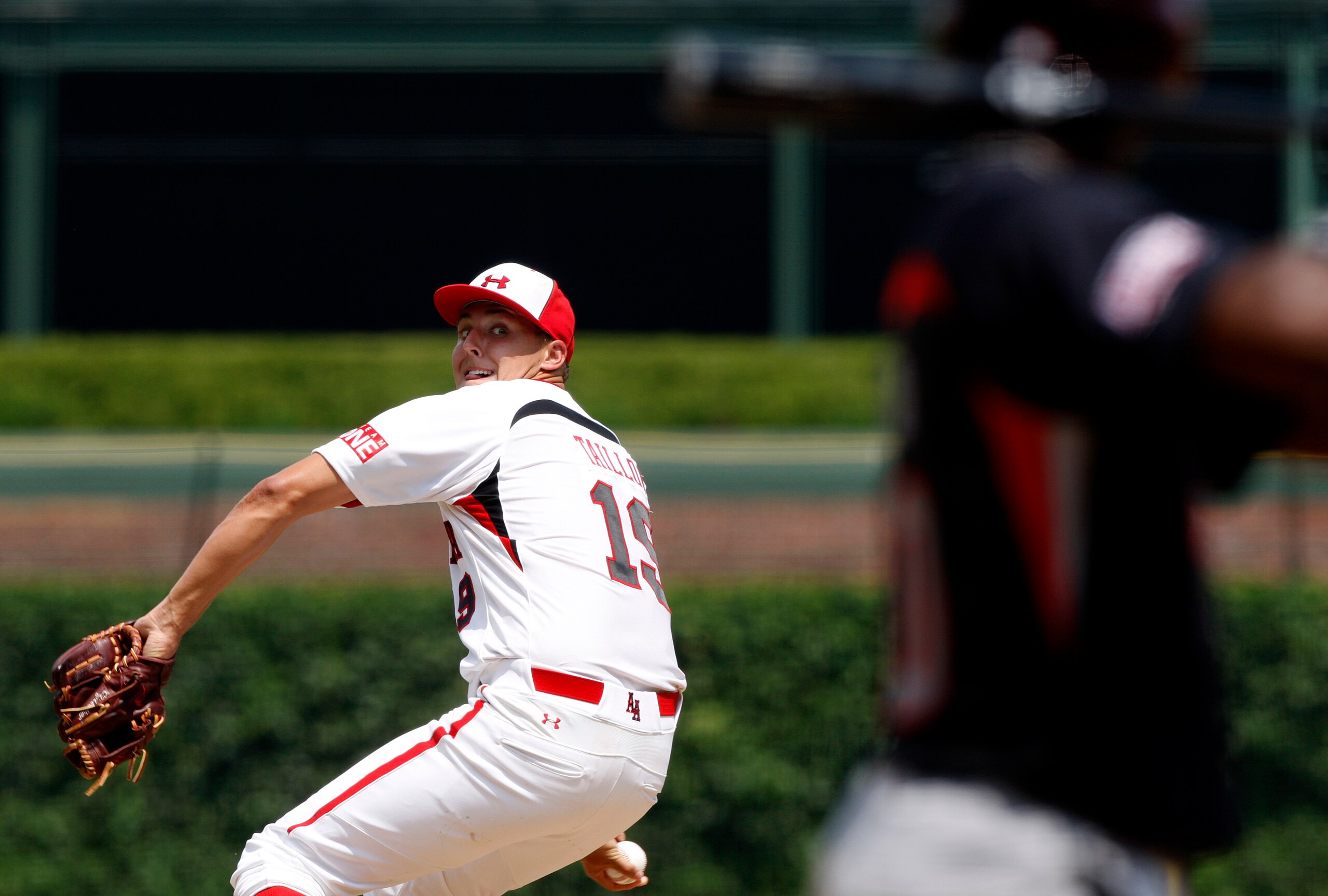 CHICAGO - AUGUST 8: Team One pitcher Jameson Tailon fires to the plate against the Baseball Factory during the Under Armour All-American Baseball game on August 8, 2009 at Wrigley Field in Chicago, Illinois. (Photo by Jim Prisching/Getty Images) CHICAGO - AUGUST 8: Team One pitcher Jameson Tailon fires to the plate against the Baseball Factory during the Under Armour All-American Baseball game on August 8, 2009 at Wrigley Field in Chicago, Illinois. (Photo by Jim Prisching/Getty Images)