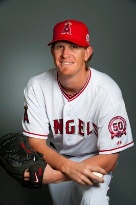 TEMPE, AZ - FEBRUARY 21: Jered Weaver #36 of the Los Angeles Angels of Anaheim poses during their photo day at Tempe Diablo Stadium on February 21, 2011 in Tempe, Arizona. (Photo by Rob Tringali/Getty Images) TEMPE, AZ - FEBRUARY 21: Jered Weaver #36 of the Los Angeles Angels of Anaheim poses during their photo day at Tempe Diablo Stadium on February 21, 2011 in Tempe, Arizona. (Photo by Rob Tringali/Getty Images)