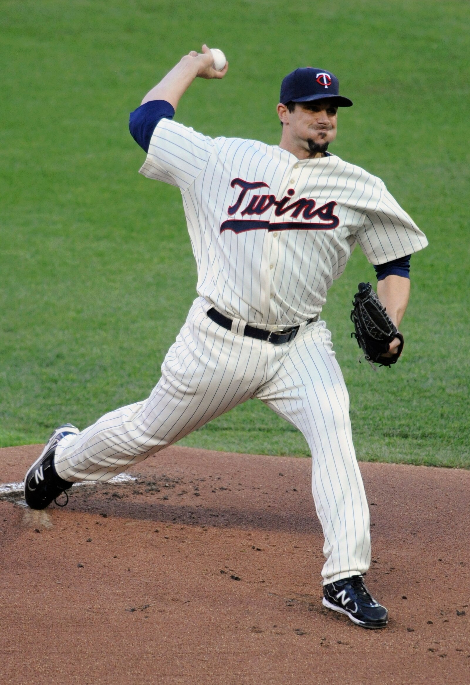 MINNEAPOLIS, MN - MAY 23: Carl Pavano #48 of the Minnesota Twins pitches against the Seattle Mariners in the first inning of their game on May 16, 2011 at Target Field in Minneapolis, Minnesota. (Photo by Hannah Foslien/Getty Images)