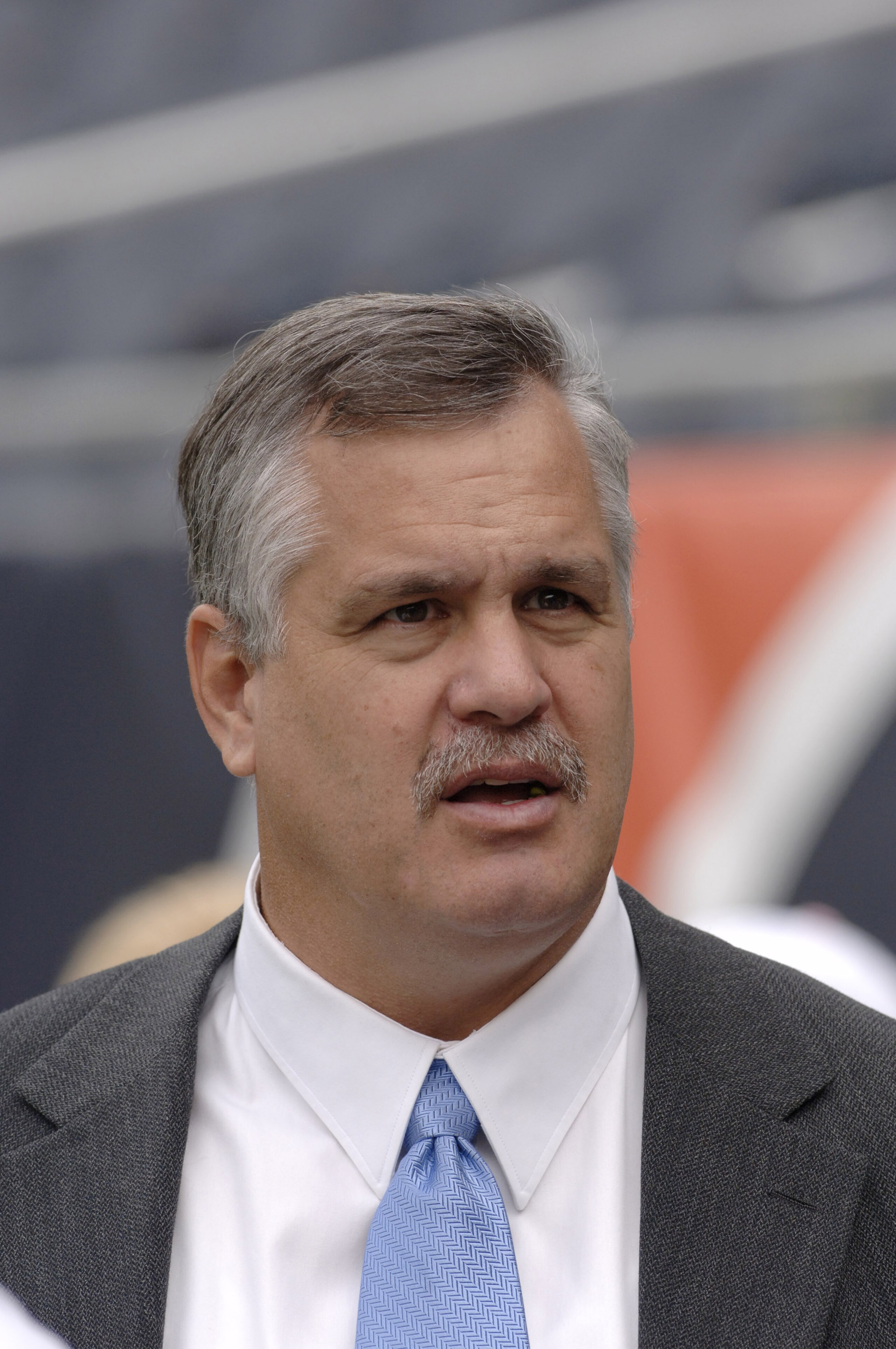 Detroit Lions president Matt Millen before a game between the Chicago Bears and Detroit Lions at Soldier Field in Chicago, Illinois on September 17, 2006.  (Photo by Al Messerschmidt/Getty Images)