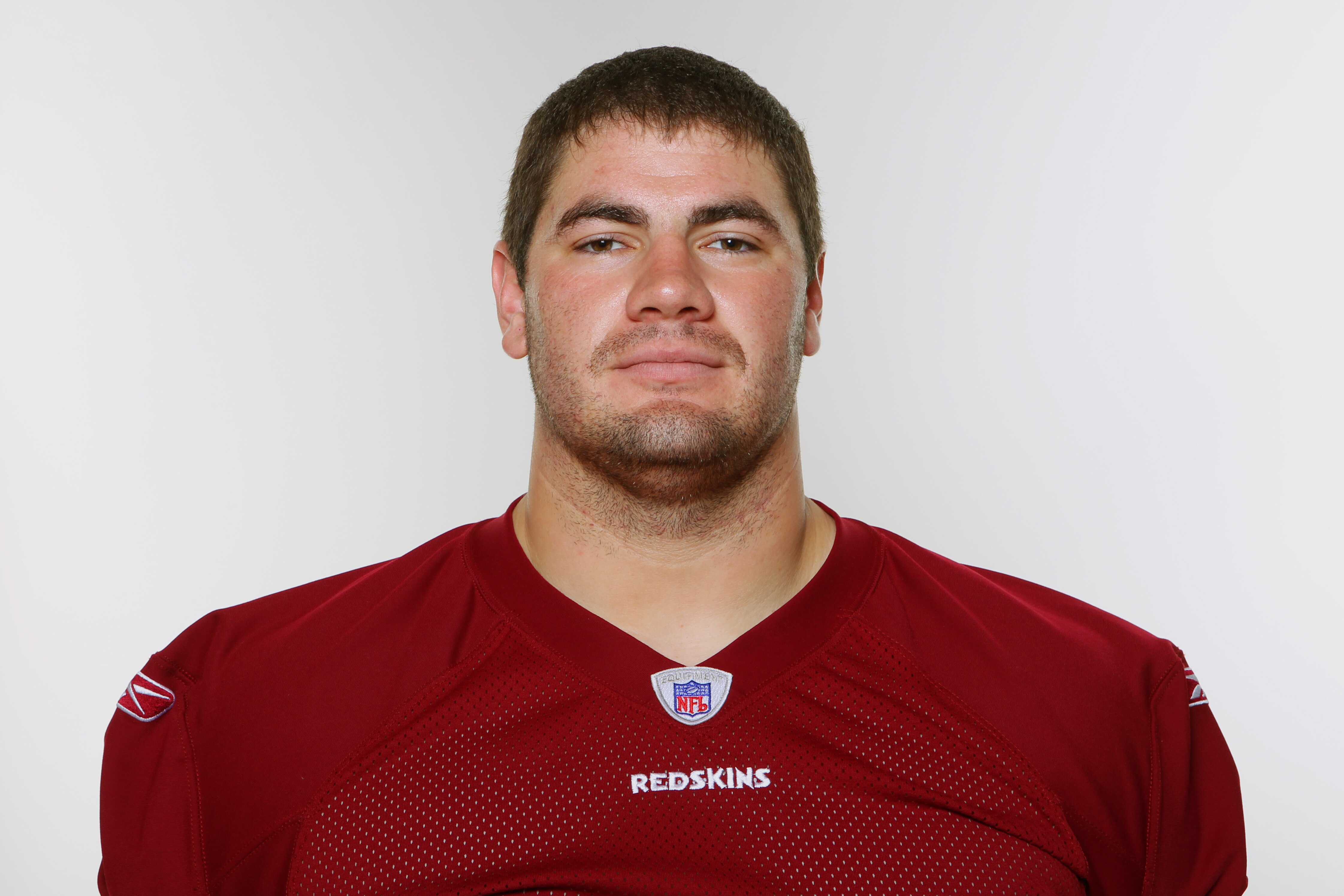 WASHINGTON, DC - CIRCA 2010:  In this photo provided by the NFL, Chad Rinehart of the Washington Redskins poses for his 2010 NFL headshot circa 2010 in Washington, DC.  (Photo by NFL via Getty Images)