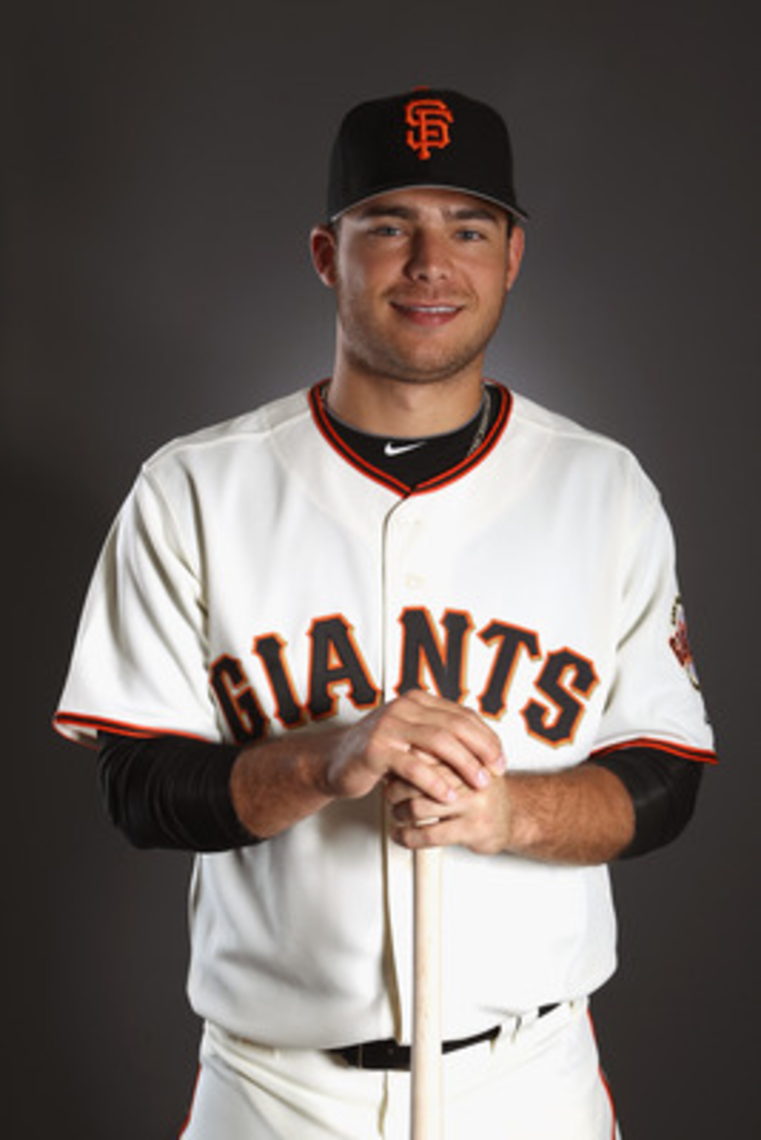 SCOTTSDALE, AZ - FEBRUARY 23:  Brandon Crawford #53 of the San Francisco Giants poses for a portrait during media photo day at Scottsdale Stadium on February 23, 2011 in Scottsdale, Arizona.  (Photo by Ezra Shaw/Getty Images)