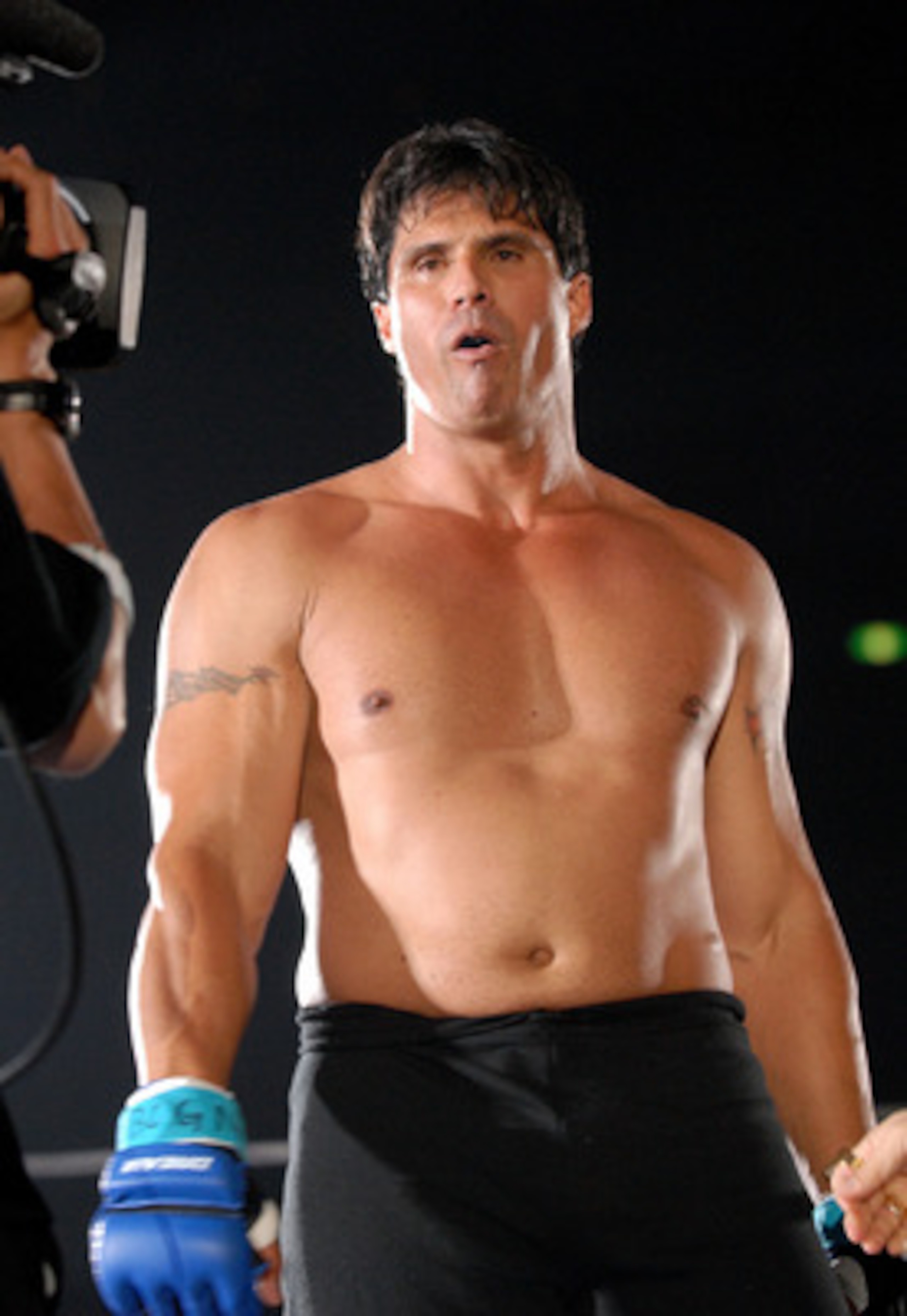 YOKOHAMA, JAPAN - MAY 26:  Former Oakland Athletics slugger Jose Canseco looks on prior to the match with Choi Hong-man at first Round of Super Hulk Tournament during Dream.9 at Yokohama Arena on May 26, 2009 in Yokohama, Kanagawa, Japan. Canseco lost at