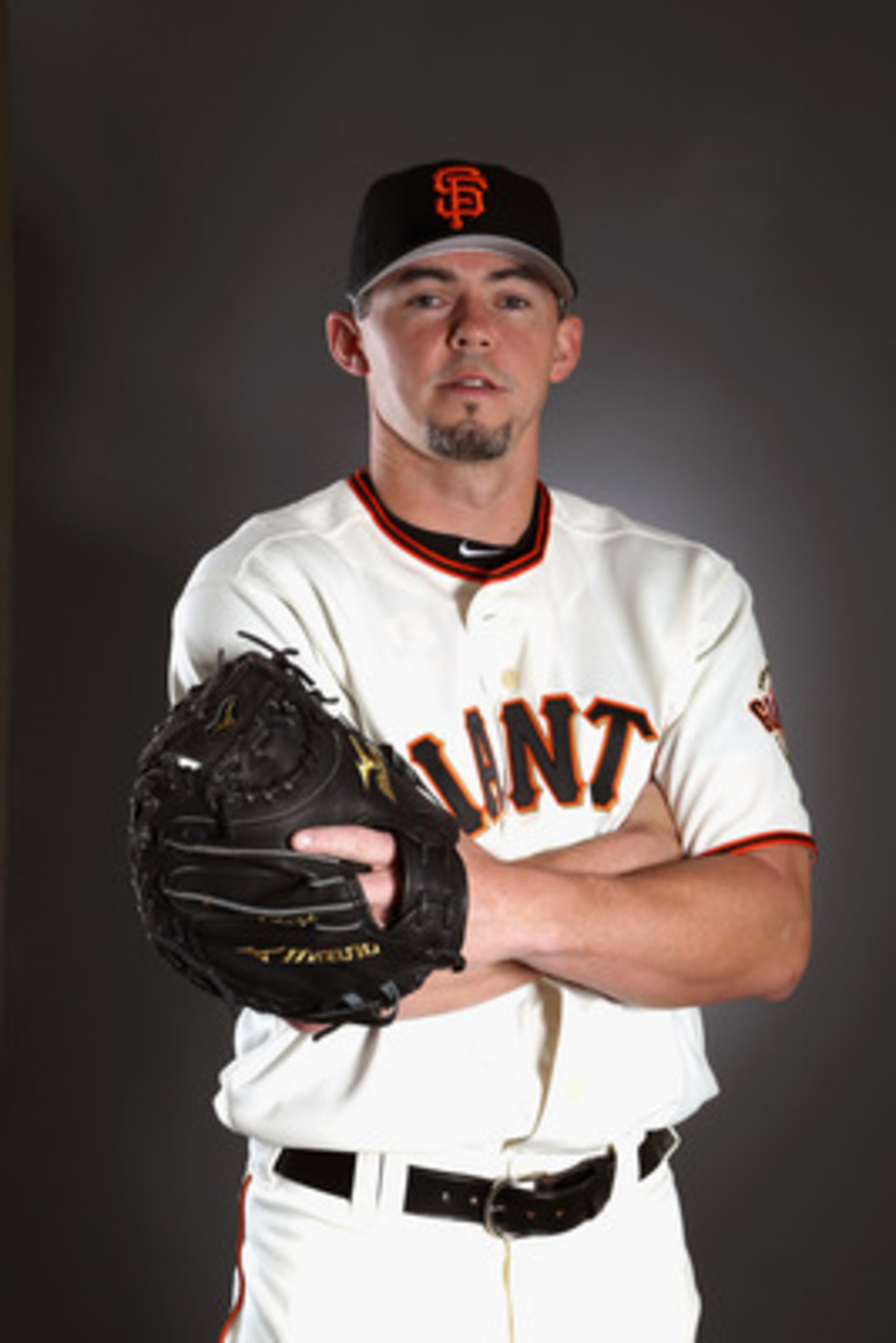 SCOTTSDALE, AZ - FEBRUARY 23:  Eli Whiteside #22 of the San Francisco Giants poses for a portrait during media photo day at Scottsdale Stadium on February 23, 2011 in Scottsdale, Arizona.  (Photo by Ezra Shaw/Getty Images)