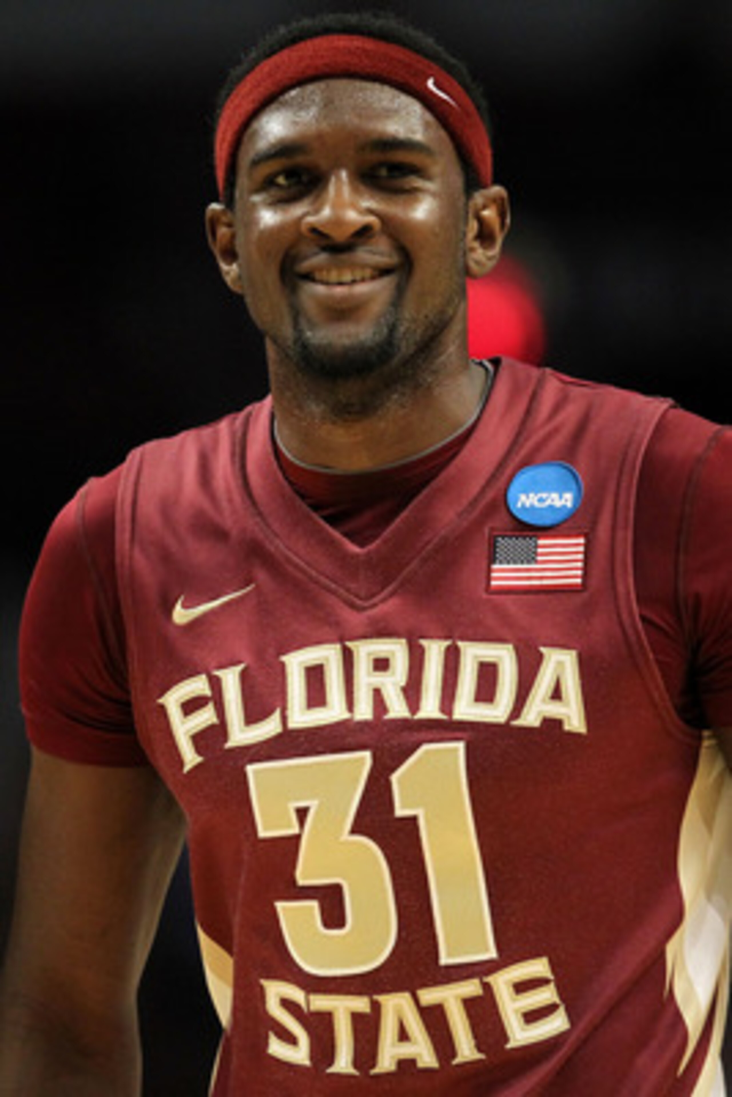 CHICAGO, IL - MARCH 18: Chris Singleton #31 of the Florida State Seminoles smiles as he looks on in the second half of the game against the Texas A&M Aggies during the second round of the 2011 NCAA men's basketball tournament at the United Center on Marc CHICAGO, IL - MARCH 18: Chris Singleton #31 of the Florida State Seminoles smiles as he looks on in the second half of the game against the Texas A&M Aggies during the second round of the 2011 NCAA men's basketball tournament at the United Center on Marc
