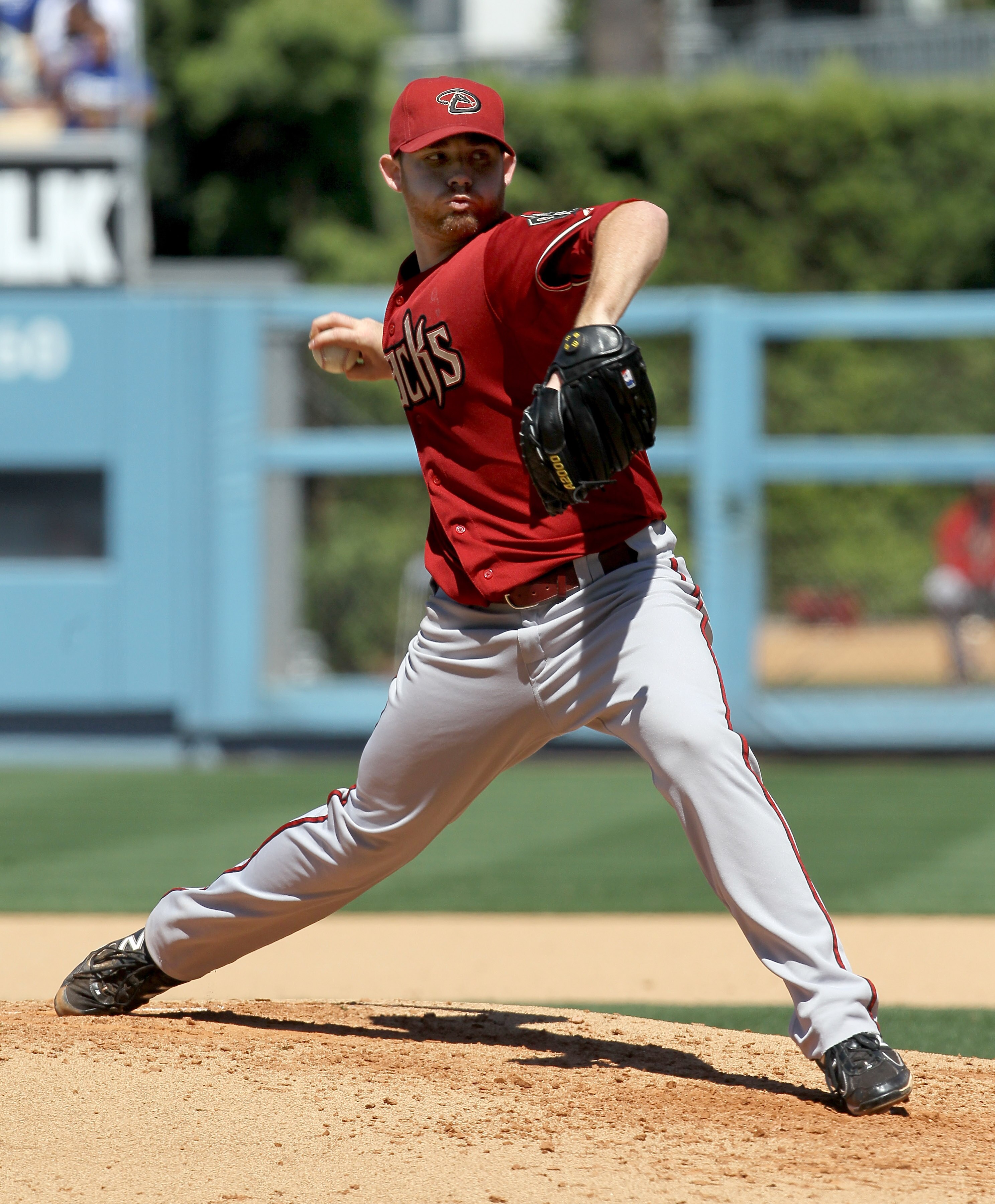 LOS ANGELES, CA - MAY 15:  Ian Kennedy #31 of the Arizona Diamondbacks throws a pitch against the Los Angeles Dodgers on May 15, 2011 at Dodger Stadium in Los Angeles, California. The Diamondbacks won 4-1.  (Photo by Stephen Dunn/Getty Images)