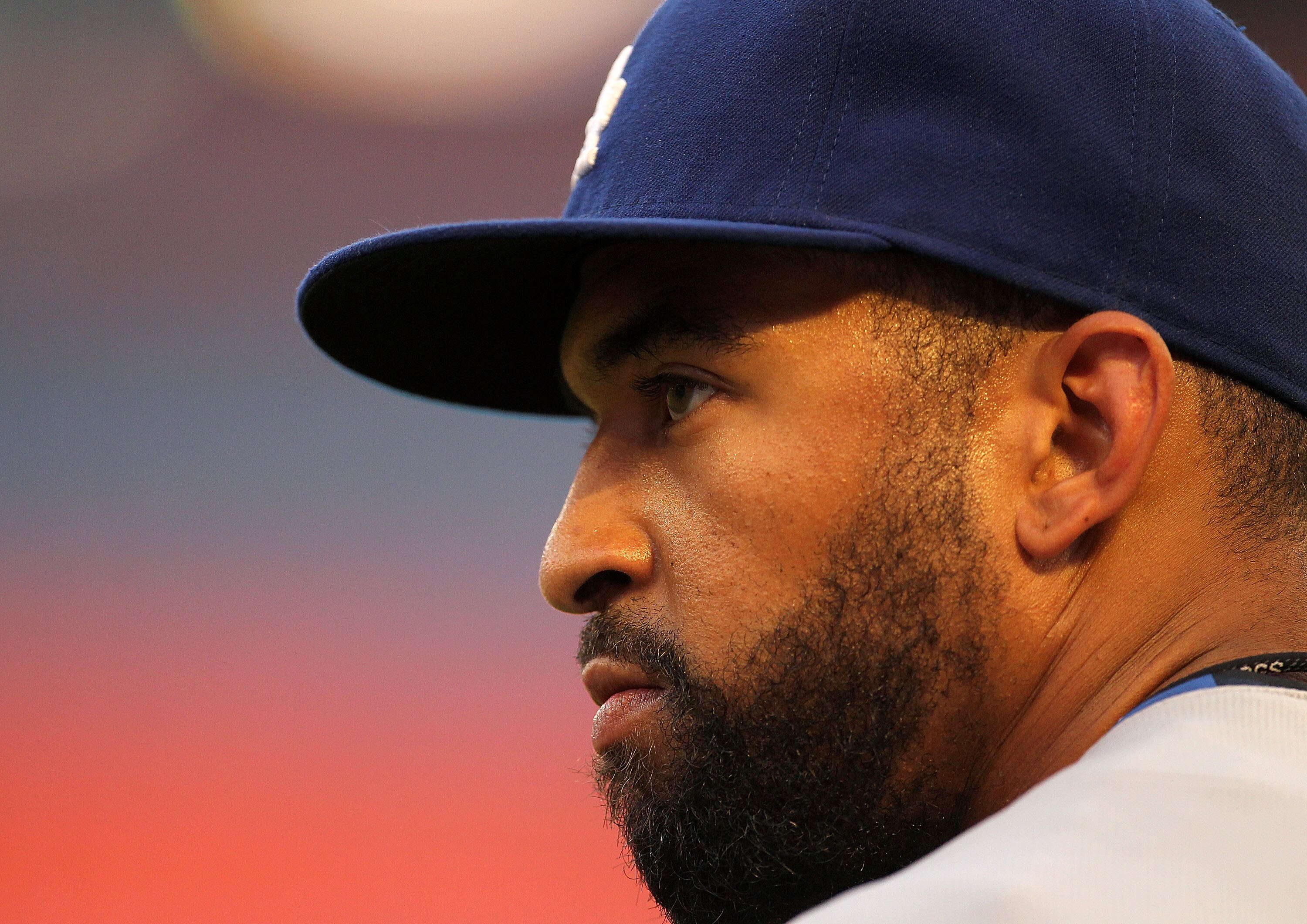MIAMI GARDENS, FL - APRIL 25:  Matt Kemp #27 of the Los Angeles Dodgers looks on  during a game against the Florida Marlins at Sun Life Stadium on April 25, 2011 in Miami Gardens, Florida.  (Photo by Mike Ehrmann/Getty Images)