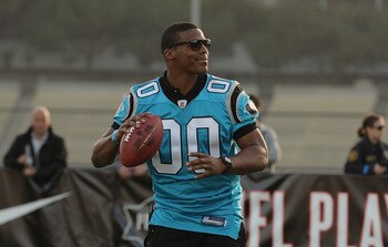 LOS ANGELES, CA - MAY 20:  Cam Newton attends the NFL PLAYERS Premiere League Flag Football Game at UCLA on May 20, 2011 in Los Angeles, California.  (Photo by Noel Vasquez/Getty Images)