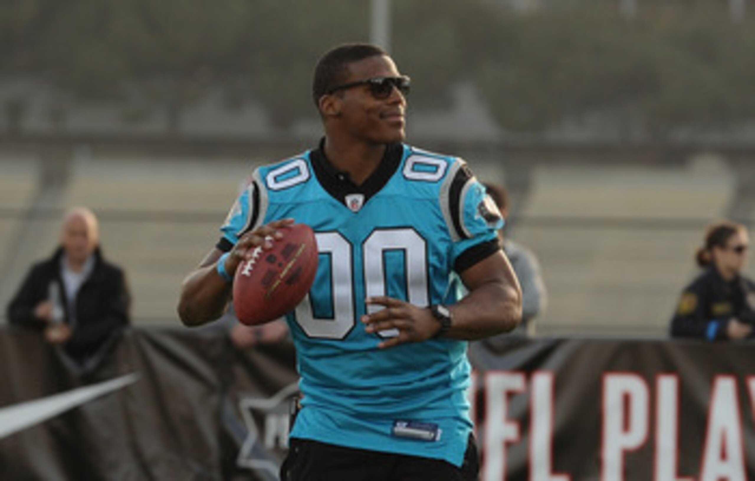 LOS ANGELES, CA - MAY 20:  Cam Newton attends the NFL PLAYERS Premiere League Flag Football Game at UCLA on May 20, 2011 in Los Angeles, California.  (Photo by Noel Vasquez/Getty Images)