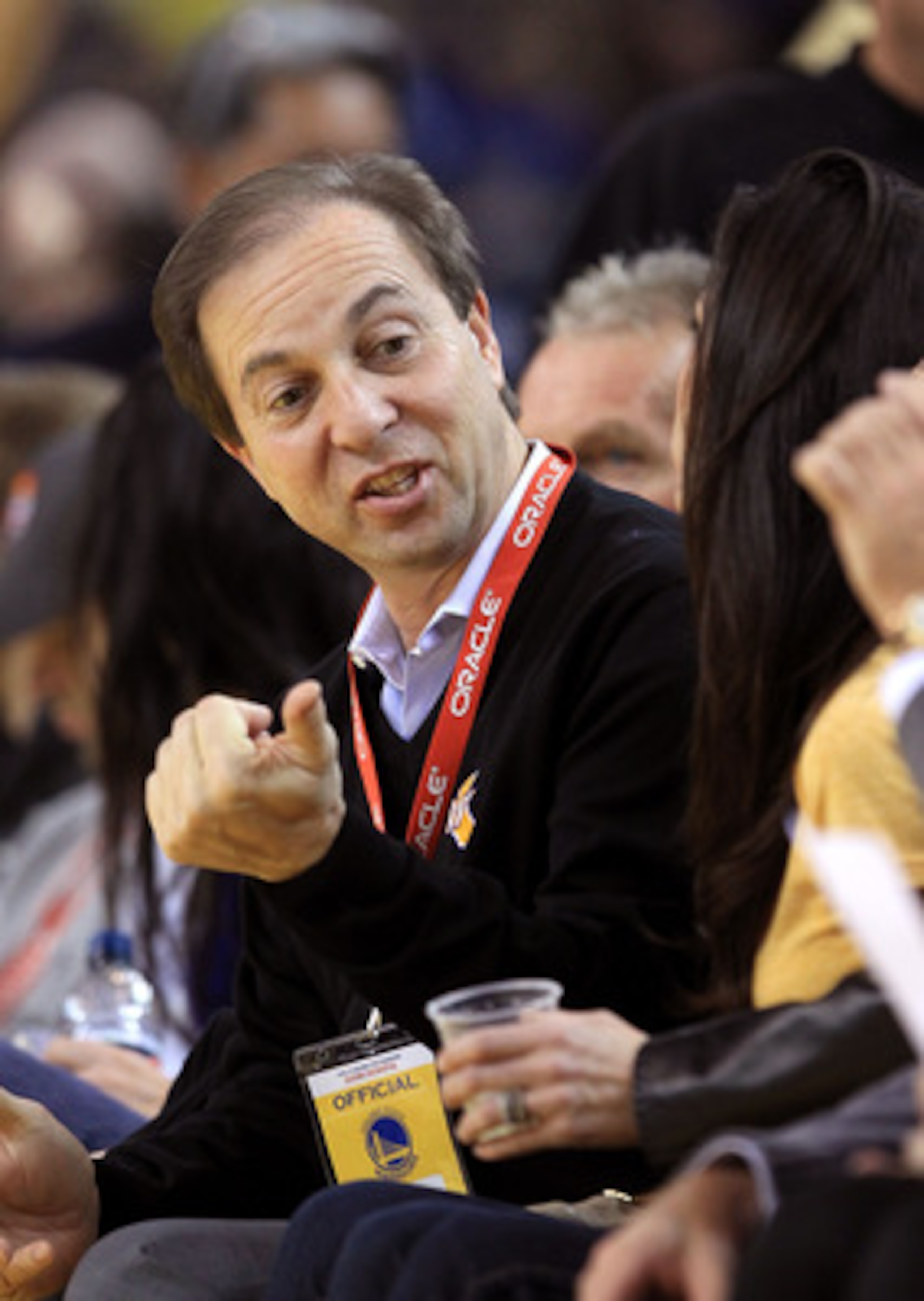OAKLAND, CA - DECEMBER 14:  Golden State Warrior co-owner Joe Lacob watch his team during their game against the Minnesota Timberwolves at Oracle Arena on December 14, 2010 in Oakland, California.  NOTE TO USER: User expressly acknowledges and agrees that
