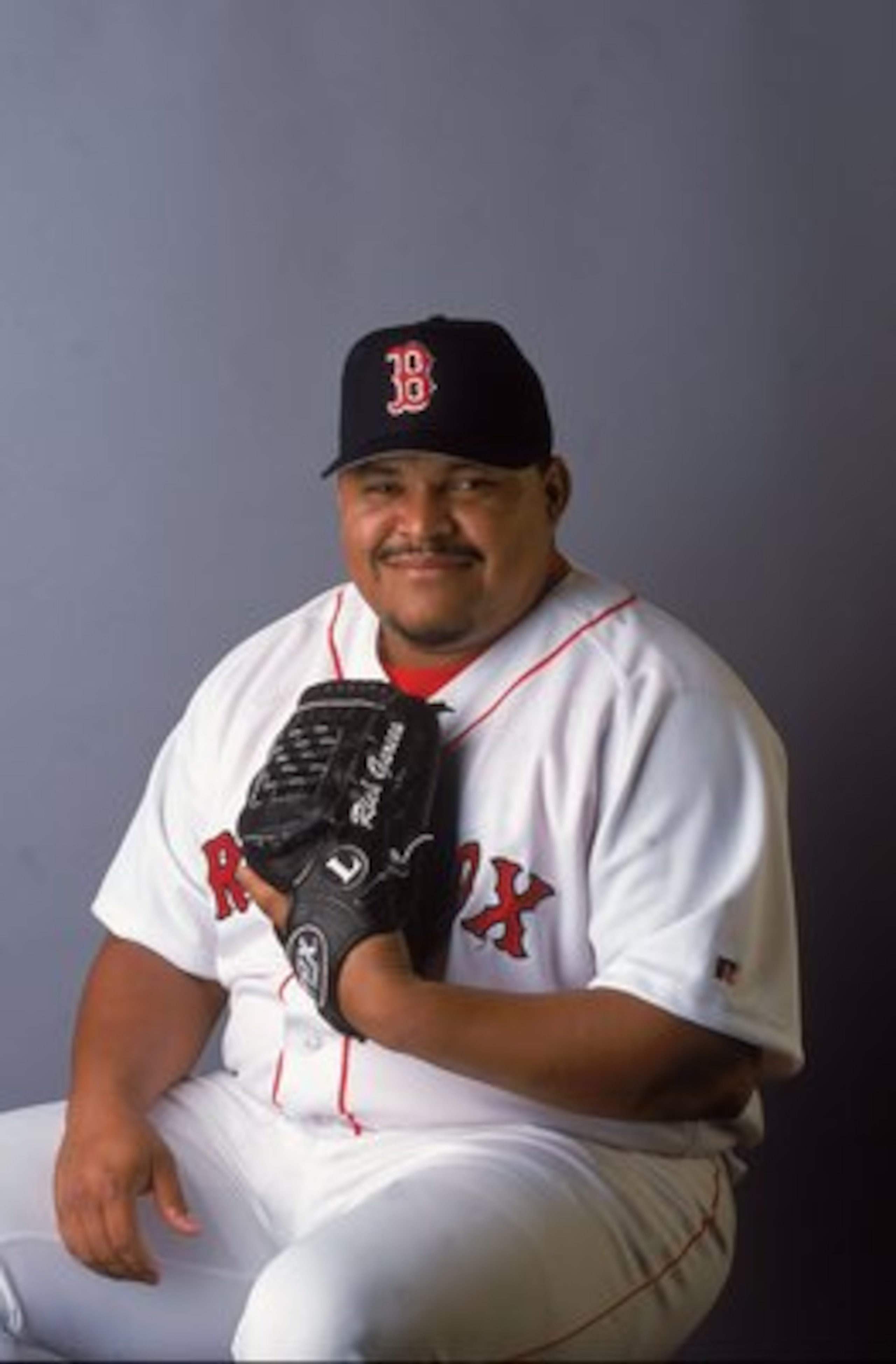 25 Feb 2001: Rich Garces #34 of the Boston Red Sox poses for a studio portrait during Spring Training at the City of Palms Park in Fort Myers, FloridaMandatory Credit: Rick Stewart /Allsport 25 Feb 2001: Rich Garces #34 of the Boston Red Sox poses for a studio portrait during Spring Training at the City of Palms Park in Fort Myers, FloridaMandatory Credit: Rick Stewart /Allsport