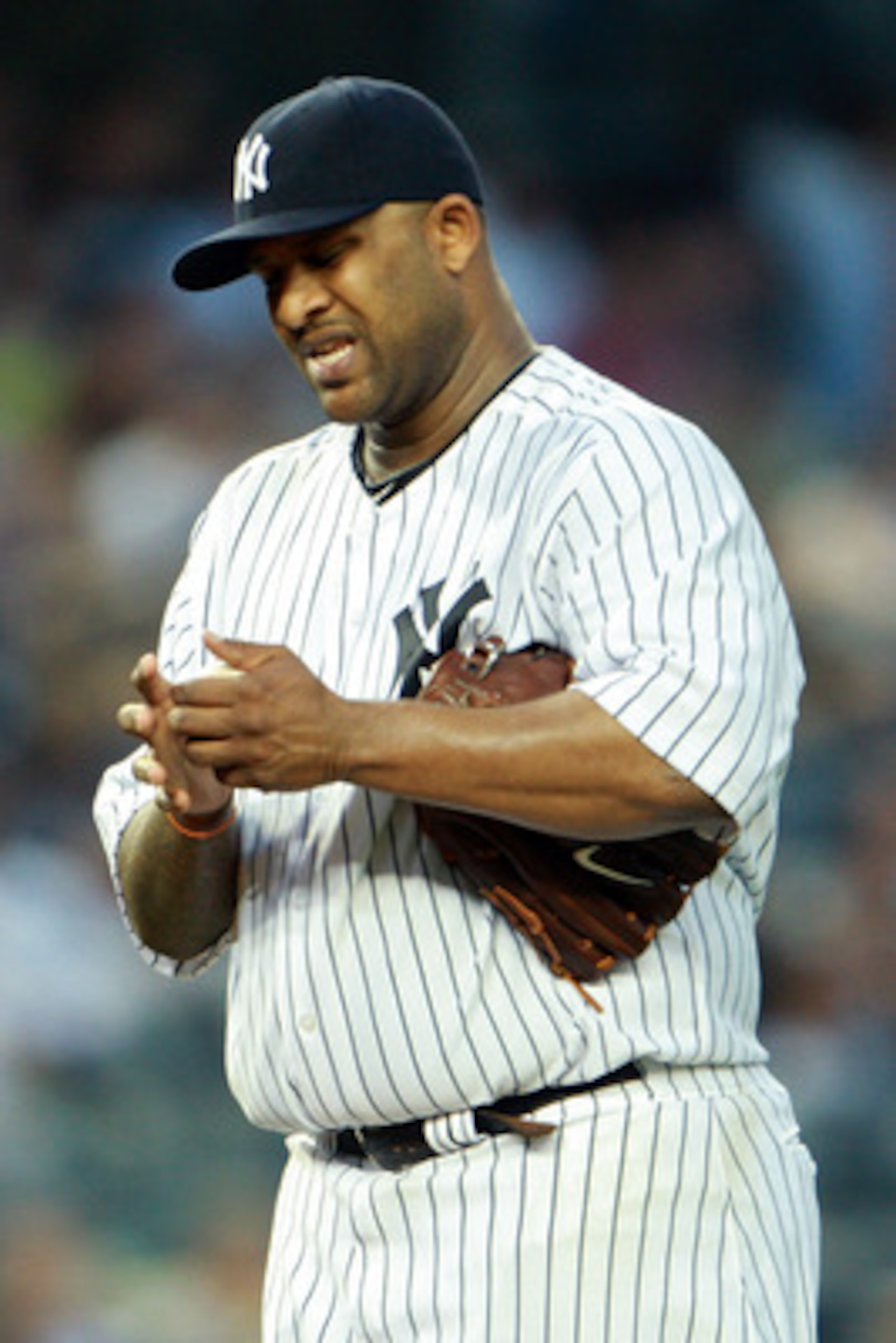 NEW YORK, NY - MAY 24: CC Sabathia #52 of the New York Yankees looks on in the fourth inning against the Toronto Blue Jays at Yankee Stadium on May 24, 2011 in the Bronx borough of New York City. (Photo by Michael Heiman/Getty Images) NEW YORK, NY - MAY 24: CC Sabathia #52 of the New York Yankees looks on in the fourth inning against the Toronto Blue Jays at Yankee Stadium on May 24, 2011 in the Bronx borough of New York City. (Photo by Michael Heiman/Getty Images)