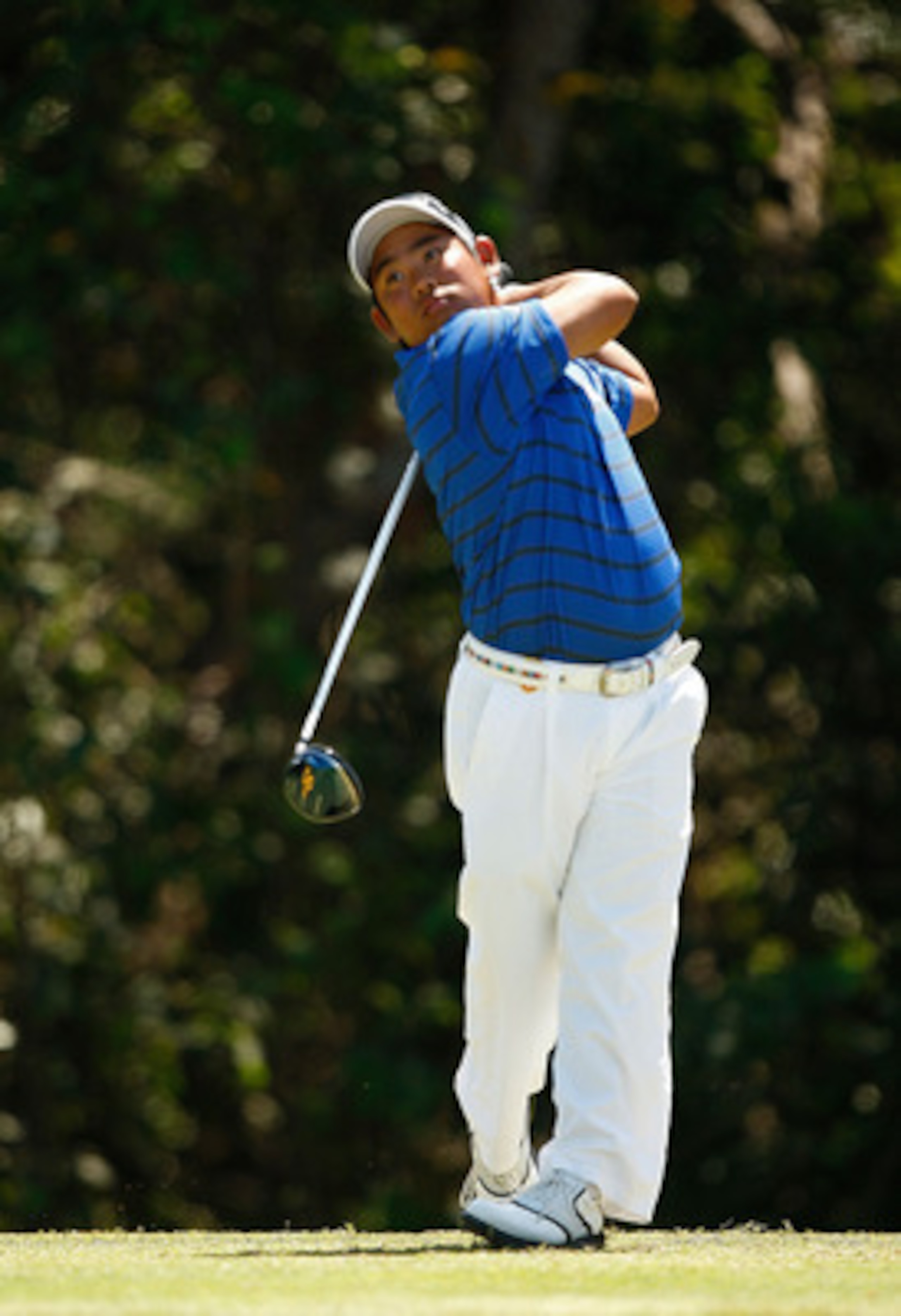 RIO GRANDE, PR - MARCH 14:  Tadd Fujikawa hits his tee shot on the 7th hole during the third round of the 2009 Puerto Rico Open presented by Banco Popular on March 14, 2009 at the Trump International Golf Club in Rio Grande, Puerto Rico.  (Photo by Mike E
