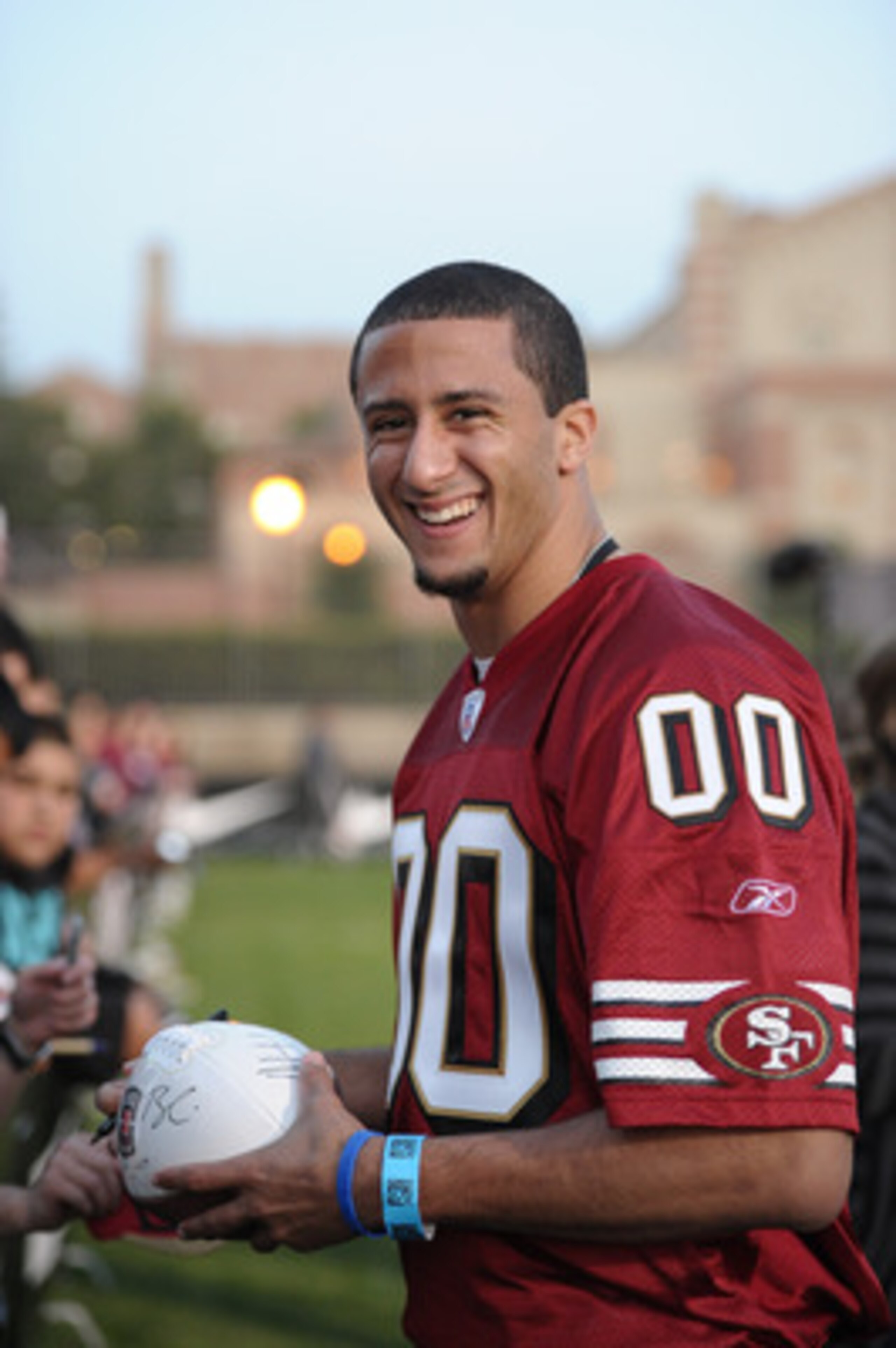 LOS ANGELES, CA - MAY 20: Colin Kaepernick attends the NFL PLAYERS Premiere League Flag Football Game at UCLA on May 20, 2011 in Los Angeles, California. (Photo by Noel Vasquez/Getty Images) LOS ANGELES, CA - MAY 20: Colin Kaepernick attends the NFL PLAYERS Premiere League Flag Football Game at UCLA on May 20, 2011 in Los Angeles, California. (Photo by Noel Vasquez/Getty Images)