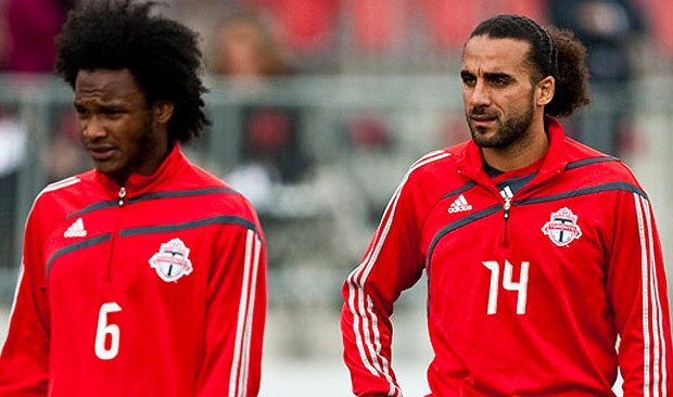 Two of Canada's biggest stars, Julian de Guzman and Dwayne de Rosario