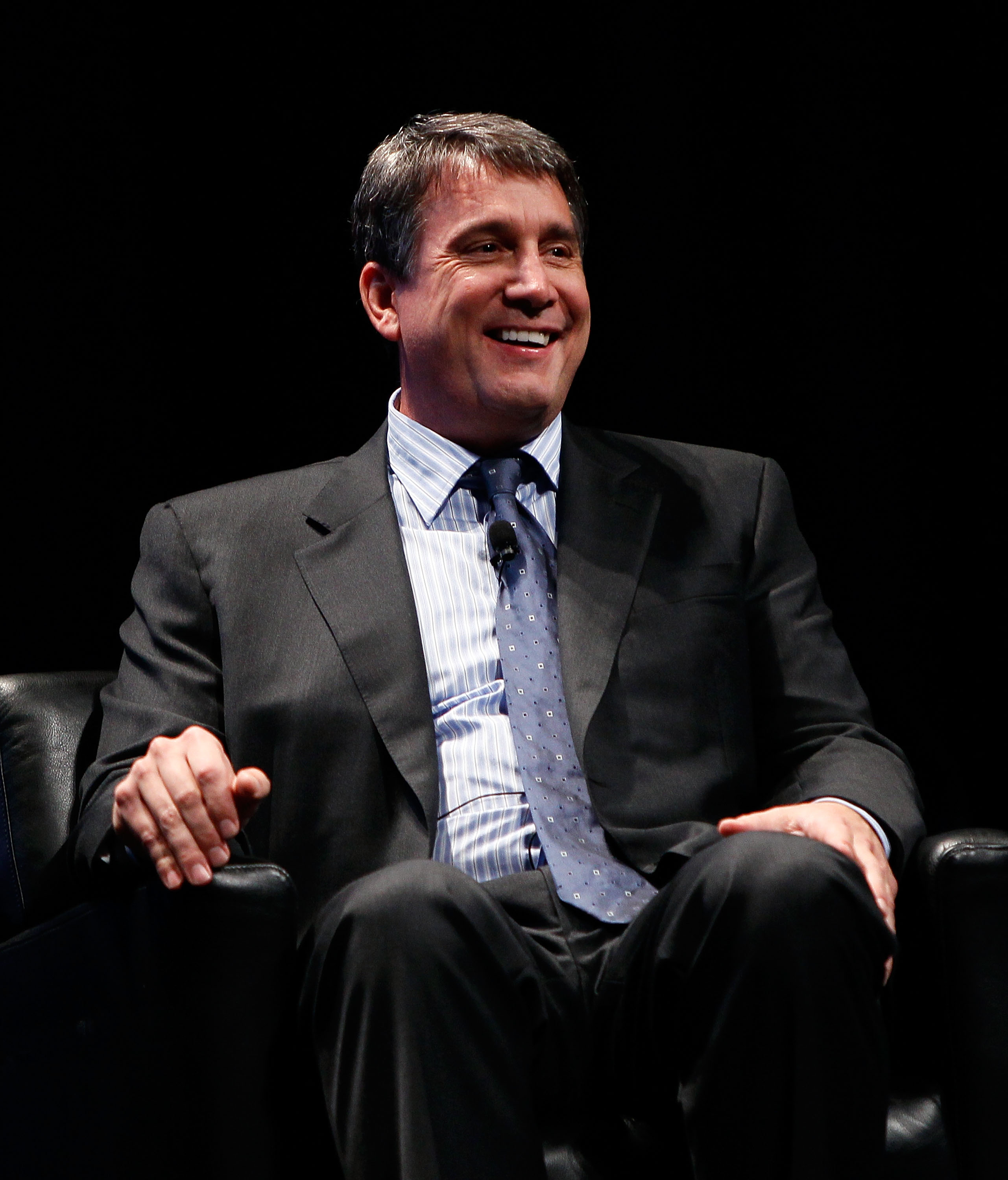 BOSTON - OCTOBER 17: 2010 Lester Patrick Trophy honoree Cam Neely enjoys a laugh during a Celebration of Lester Patrick at TD Garden on October 27, 2010 in Boston, Massachusetts. NOTE TO USER: User expressly acknowledges and agrees that, by downloading an