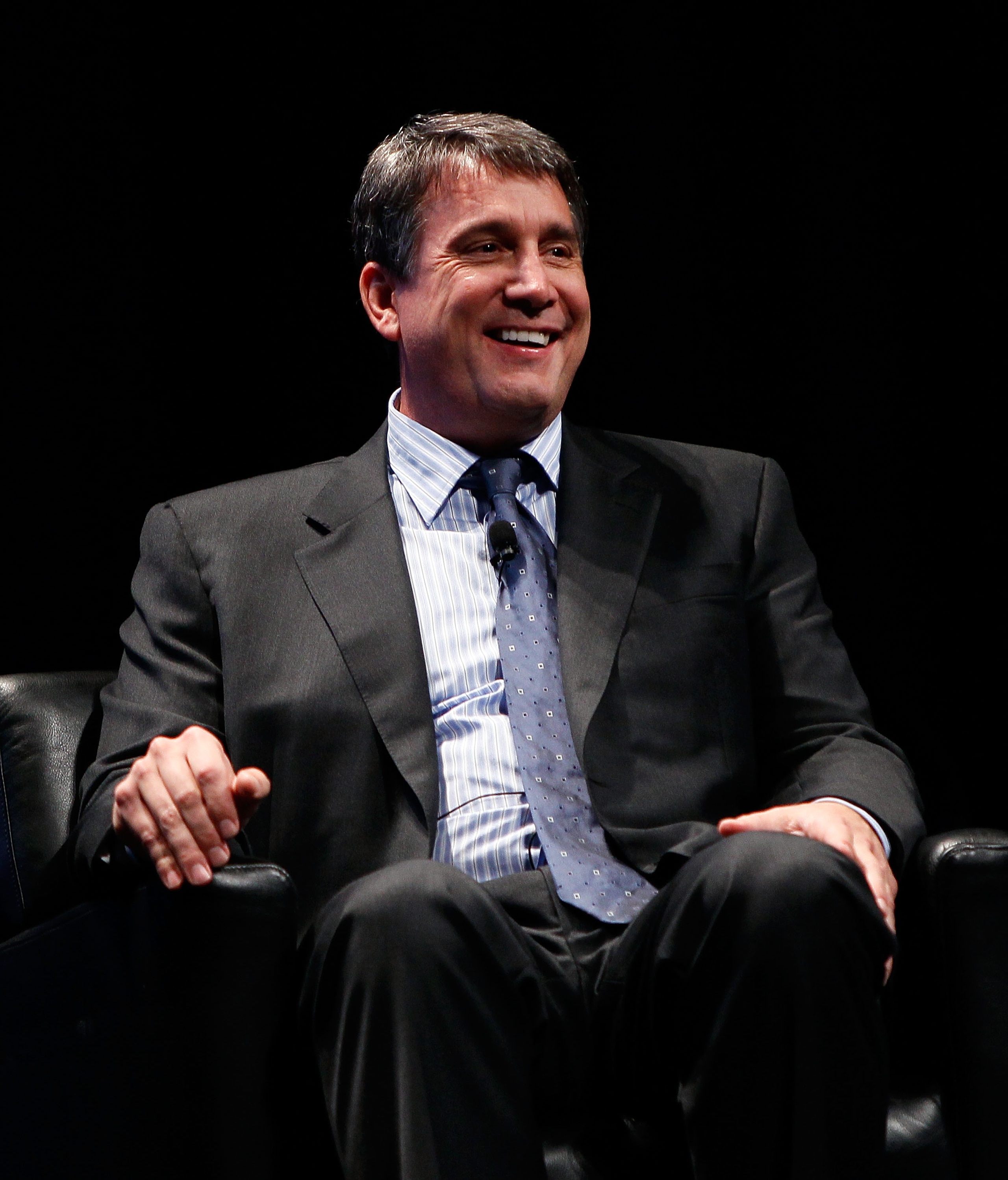 BOSTON - OCTOBER 17: 2010 Lester Patrick Trophy honoree Cam Neely enjoys a laugh during a Celebration of Lester Patrick at TD Garden on October 27, 2010 in Boston, Massachusetts. NOTE TO USER: User expressly acknowledges and agrees that, by downloading an