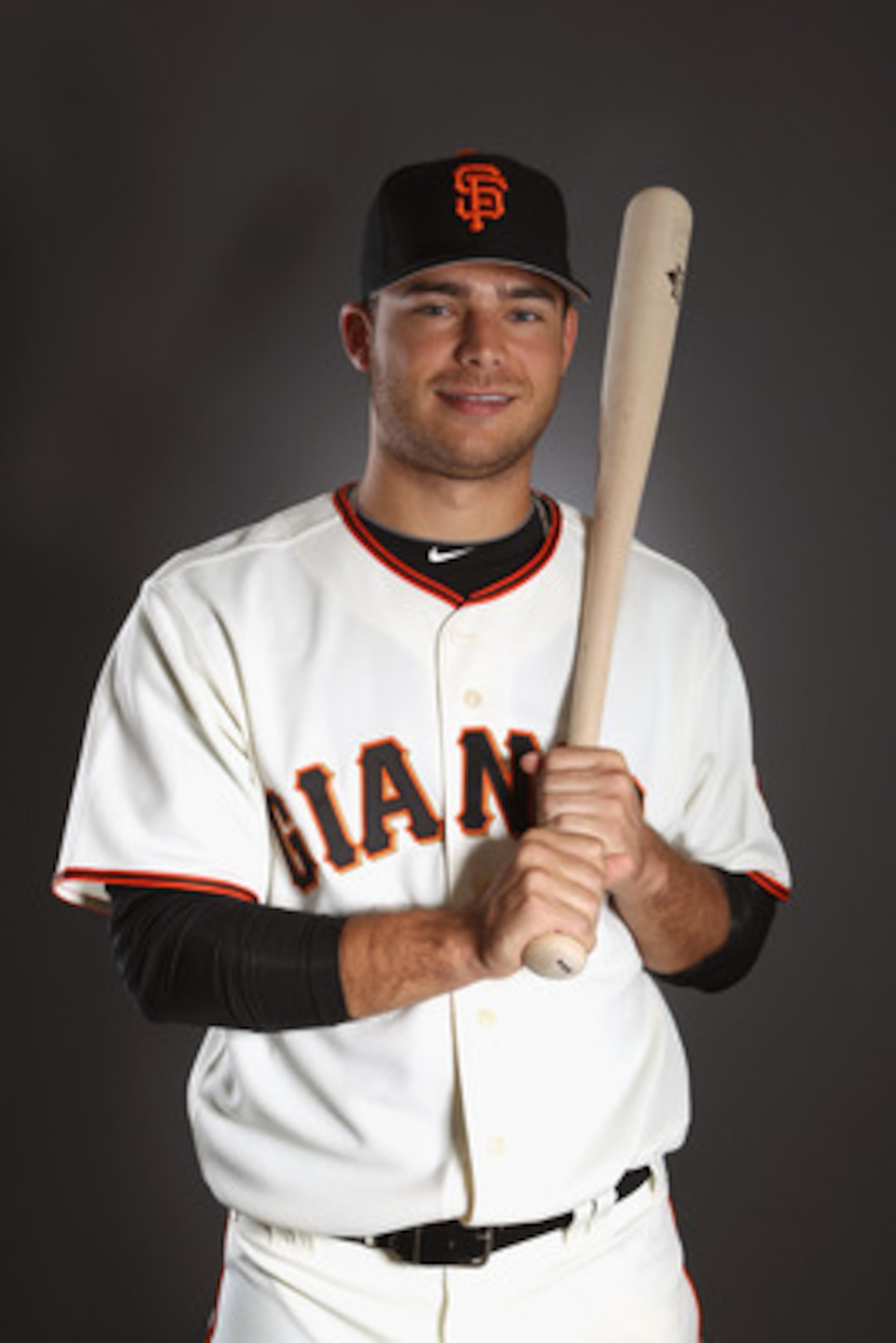 SCOTTSDALE, AZ - FEBRUARY 23:  Brandon Crawford #53 of the San Francisco Giants poses for a portrait during media photo day at Scottsdale Stadium on February 23, 2011 in Scottsdale, Arizona.  (Photo by Ezra Shaw/Getty Images)