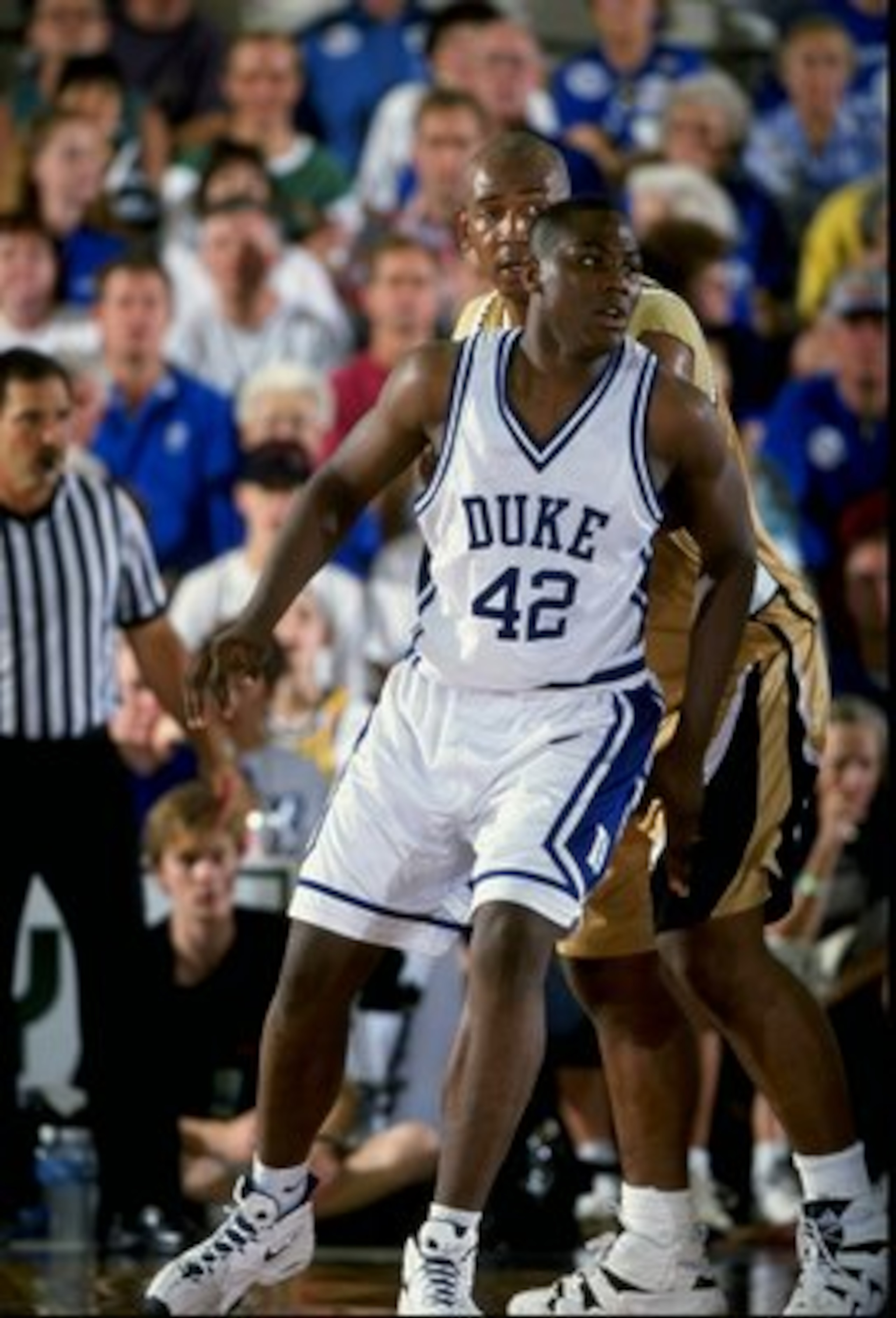 25 Nov 1997: Forward Elton Brand of the Duke Blue Devils in action against the Missouri Tigers during the Maui Invitational at the Lahaina Civic Center in Maui, Hawaii. Duke defeated Missouri 82-59. 25 Nov 1997: Forward Elton Brand of the Duke Blue Devils in action against the Missouri Tigers during the Maui Invitational at the Lahaina Civic Center in Maui, Hawaii. Duke defeated Missouri 82-59.