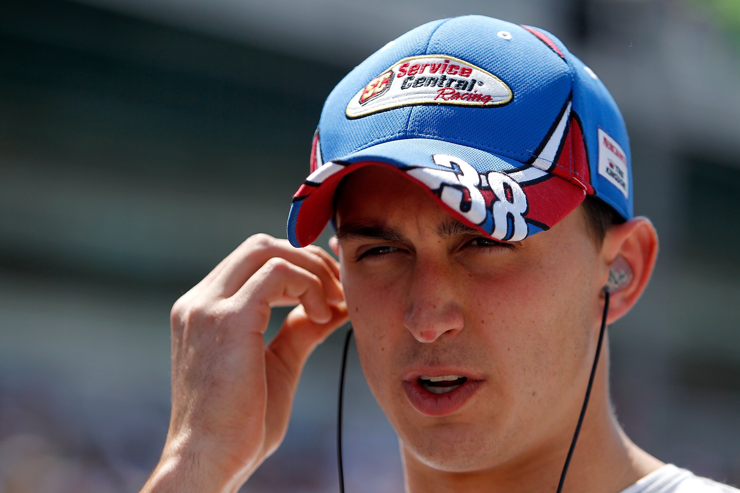 INDIANAPOLIS - MAY 20:  Graham Rahal driver of the #38 Service Central Chip Ganassi Racing Dallara Honda in the pits during practice for the the 95th Indianapolis 500 Mile Race at the Indianapolis Motor Speedway on May 20, 2011 in Indianapolis, Indiana.