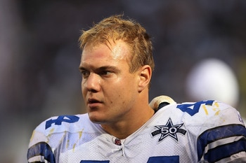 ARLINGTON, TX - DECEMBER 19: Chris Gronkowski #44 of the Dallas Cowboys at Cowboys Stadium on December 19, 2010 in Arlington, Texas. (Photo by Ronald Martinez/Getty Images) ARLINGTON, TX - DECEMBER 19: Chris Gronkowski #44 of the Dallas Cowboys at Cowboys Stadium on December 19, 2010 in Arlington, Texas. (Photo by Ronald Martinez/Getty Images)