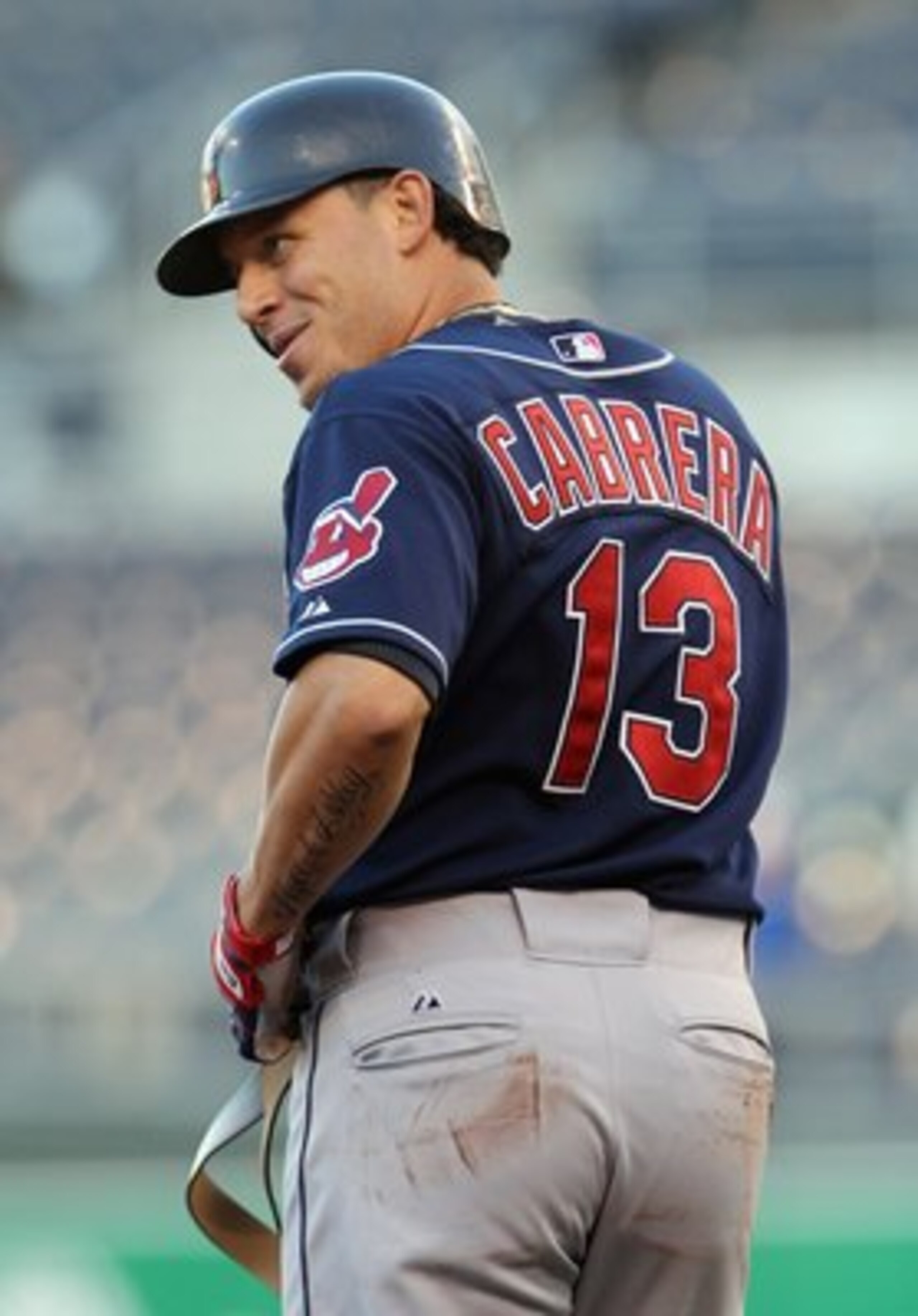 KANSAS CITY, MO - MAY 16:  Asdrubal Cabrera #13 of the Cleveland Indians in action during the game against the Kansas City Royals on May 16, 2011 at Kauffman Stadium in Kansas City, Missouri.  (Photo by Jamie Squire/Getty Images)