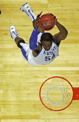 NEW ORLEANS - MARCH 20:  Patrick Patterson #54 of the Kentucky Wildcats slams the ball during a 90-60 win over the Wake Forest Demon Deacons during the second round of the 2010 NCAA men's basketball tournament at the New Orleans Arena on March 20, 2010 in