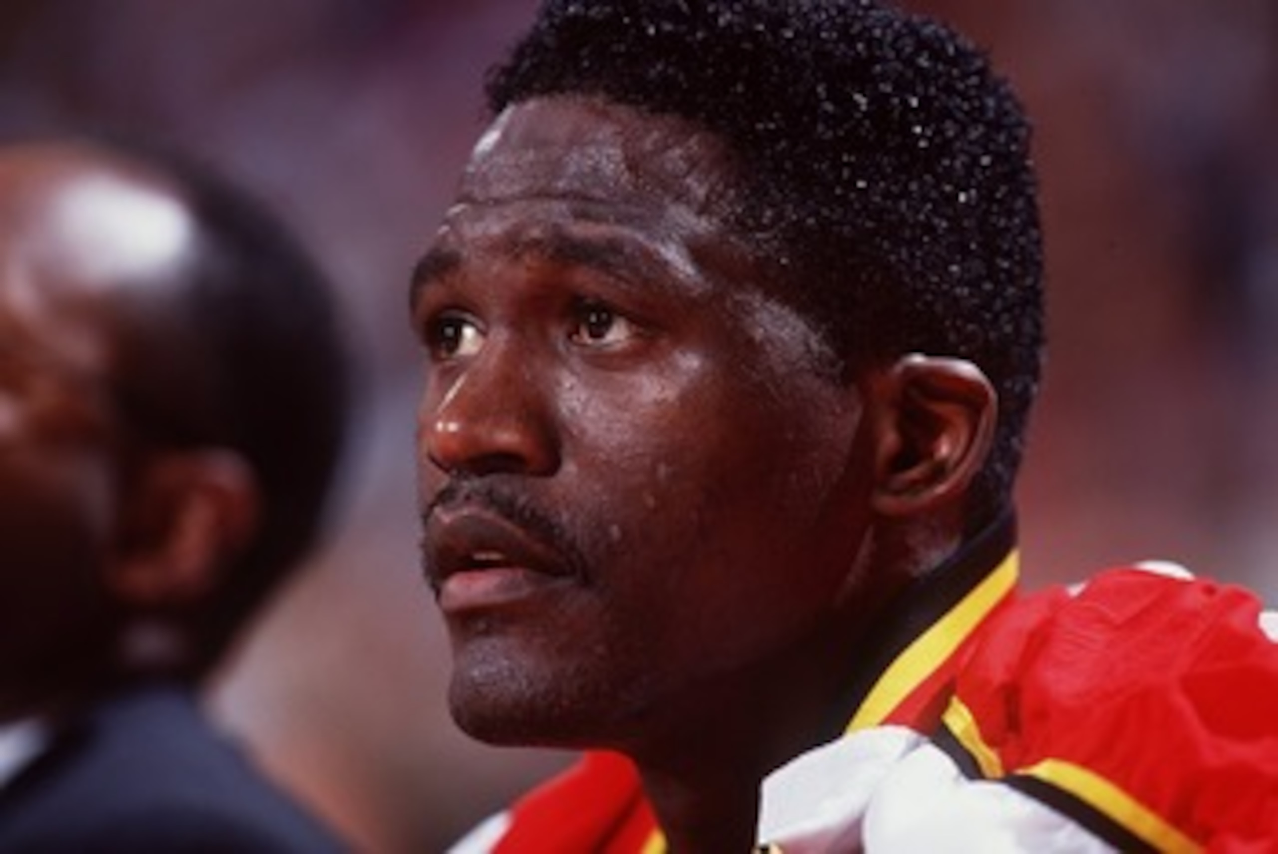 1992-1993:  DOMINIQUE WILKINS OF  THE ATLANTA HAWKS PLAYING AGAINST THE DENVER NUGGETS Mandatory Credit: Tim Defrisco/ALLSPORT
