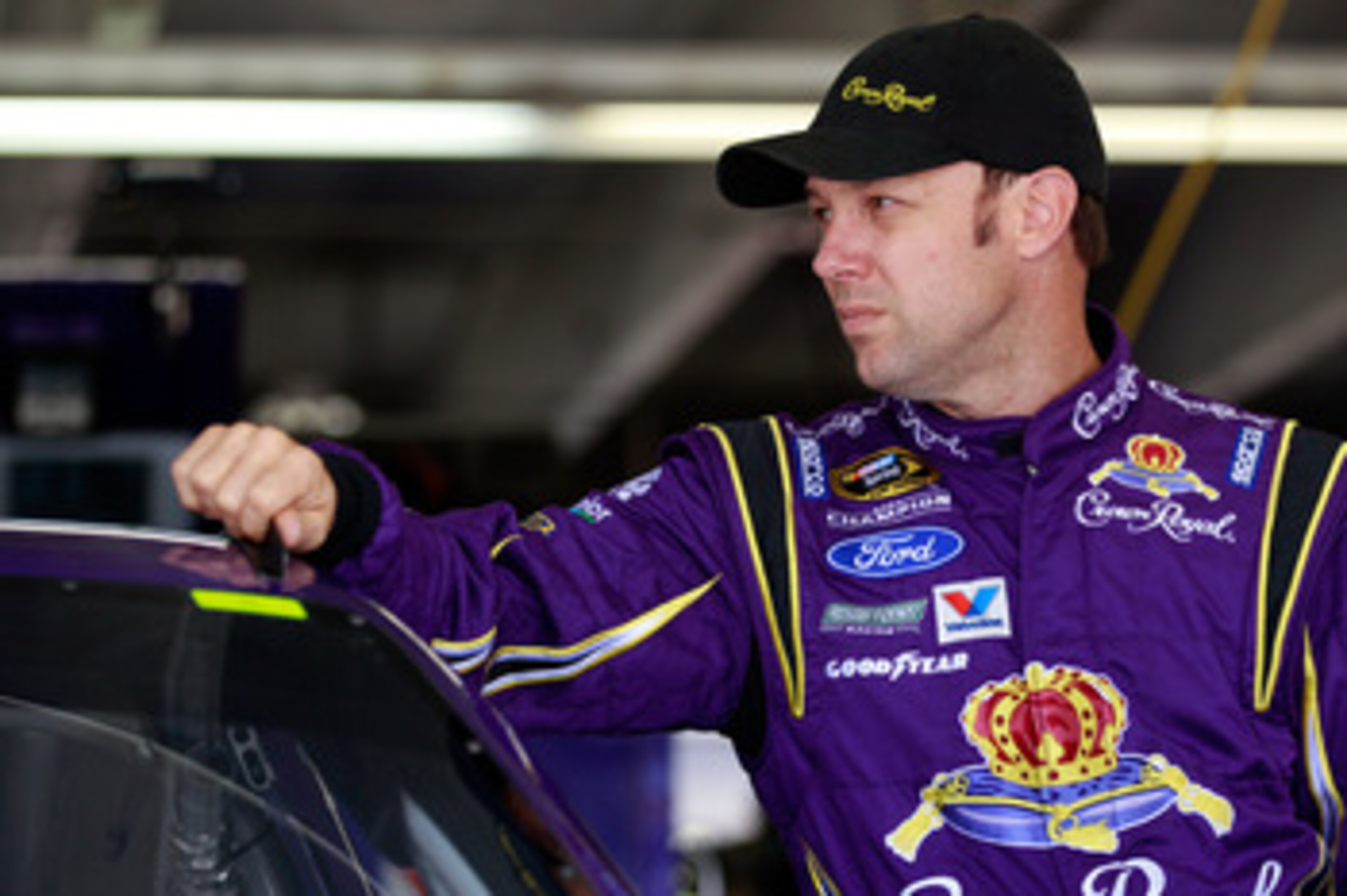 CHARLOTTE, NC - MAY 20:  Matt Kenseth, driver of the #17 Crown Royal Ford, stands by his car during practice for the NASCAR Sprint All-Star Race at Charlotte Motor Speedway on May 20, 2011 in Charlotte, North Carolina.  (Photo by Chris Graythen/Getty Imag