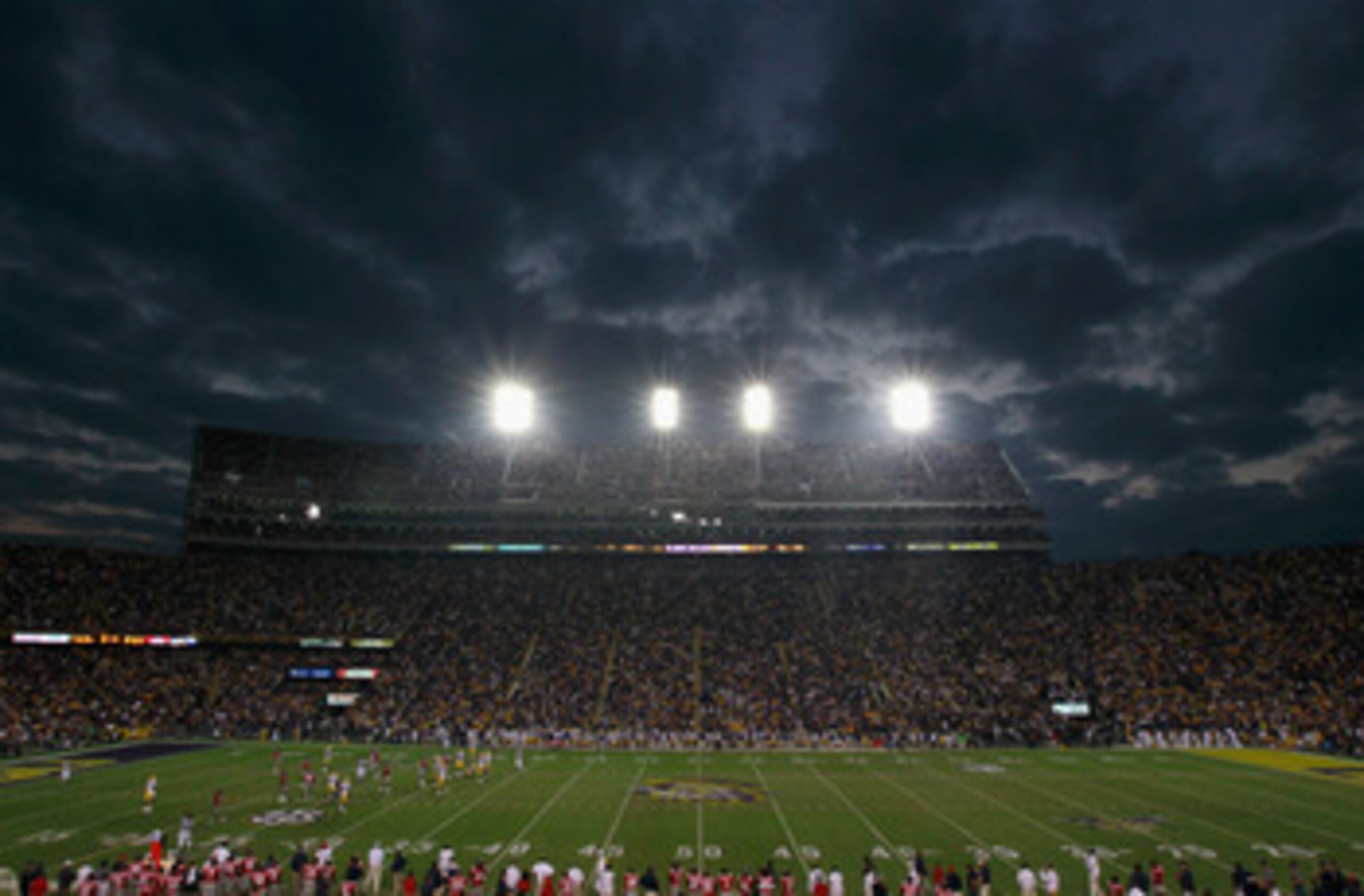 BATON ROUGE, LA - NOVEMBER 20:  A general view of Tiger Stadium during the game between the Louisiana State University Tigers and the Ole Miss Rebels at Tiger Stadium on November 20, 2010 in Baton Rouge, Louisiana.  (Photo by Kevin C. Cox/Getty Images)