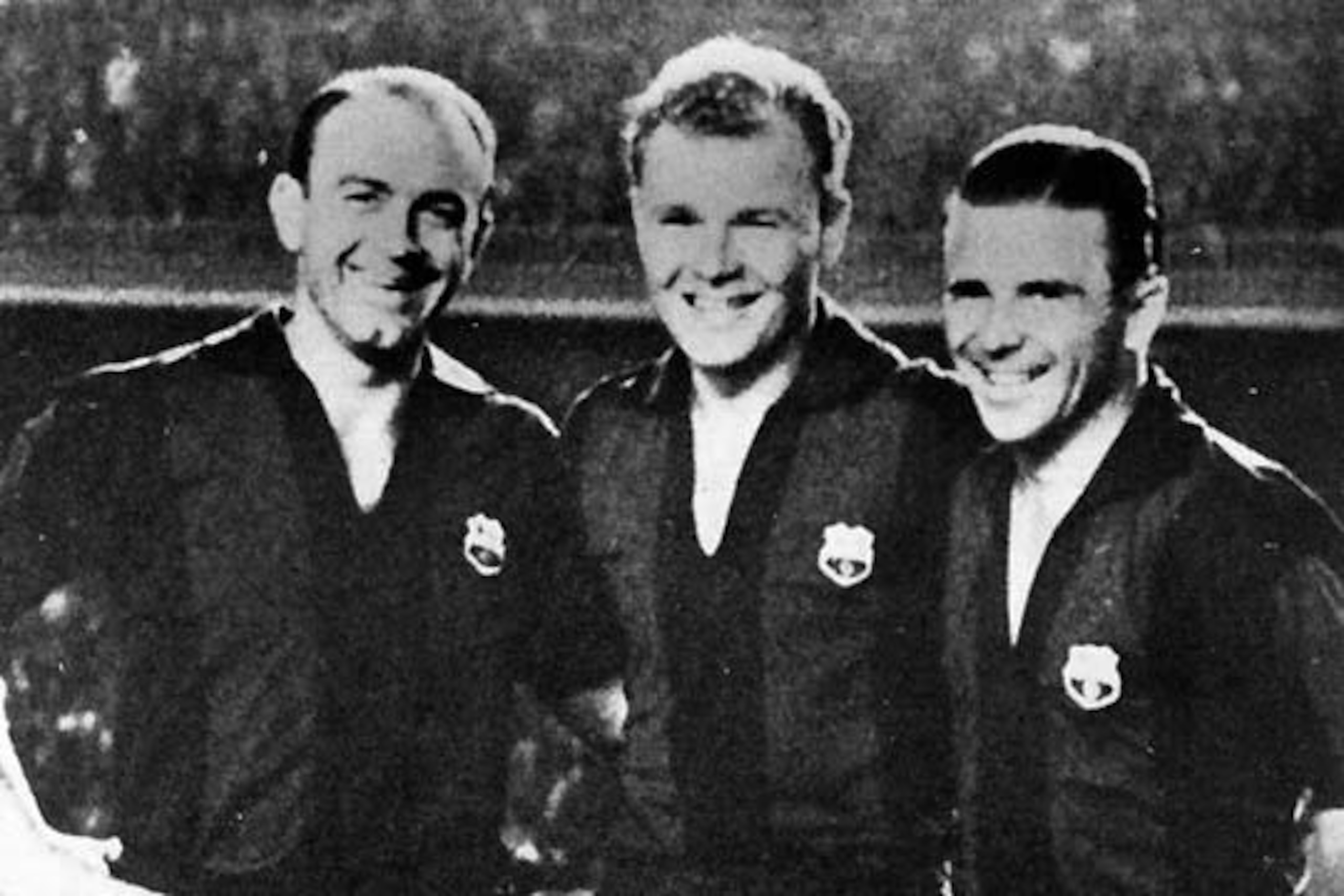 Laszlo Kubala is the man in the middle Laszlo Kubala is the man in the middle