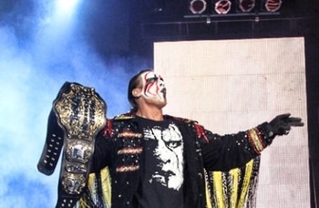 Current Champion, Sting. Photo courtesy of impactwrestling.com