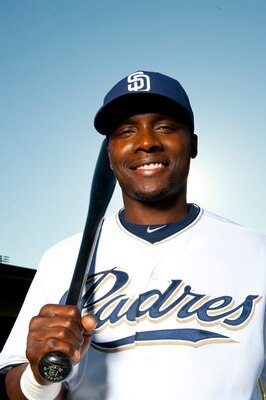 PEORIA, AZ - FEBRUARY 23: Orlando Hudson #1 of the San Diego Padres poses during their photo day at the Padres Spring Training Complex on February 23, 2011 in Peoria, Arizona. (Photo by Rob Tringali/Getty Images)