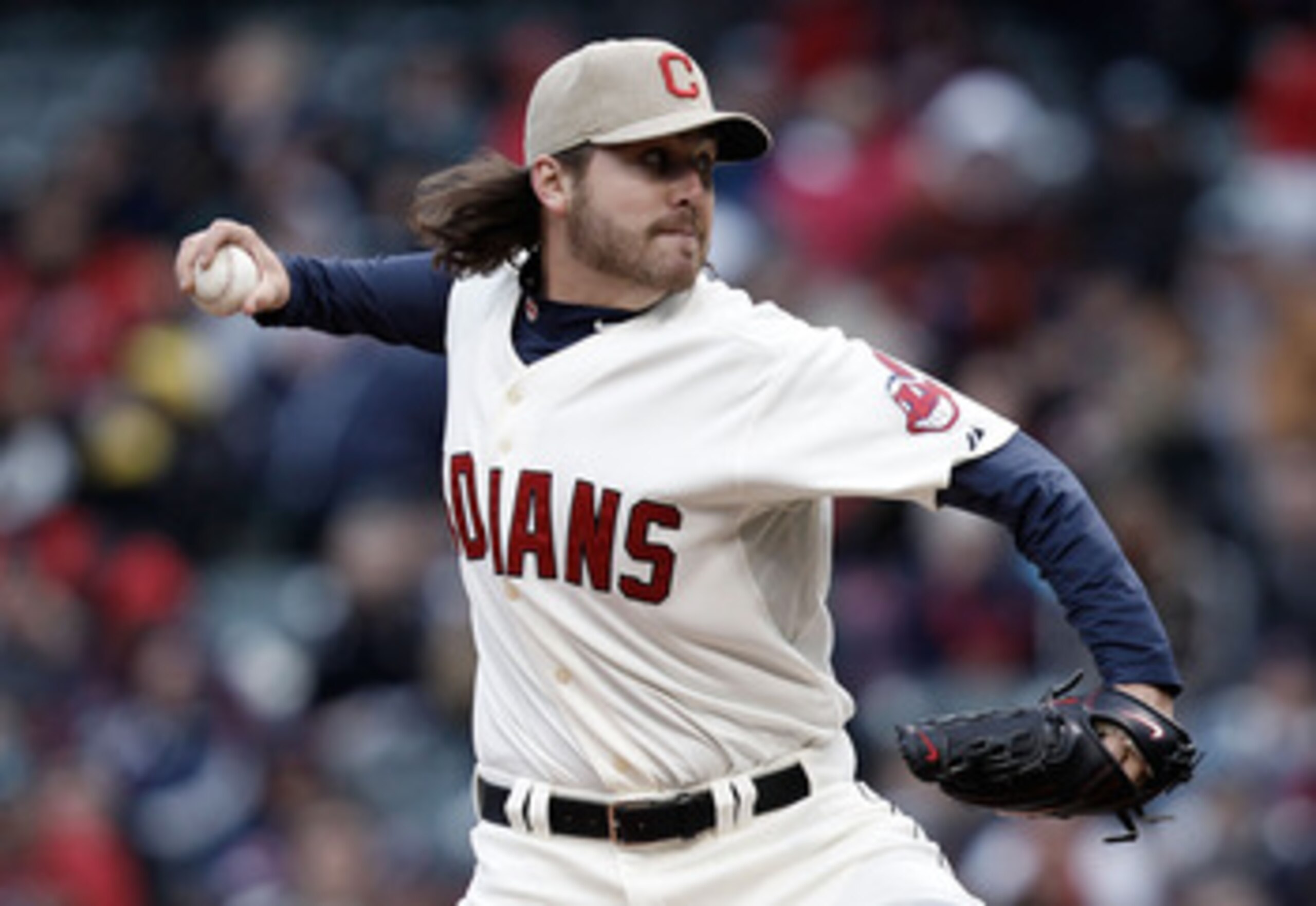 CLEVELAND, OH- APRIL 17: Chris Perez #54 of the Cleveland Indians pitches against the Chicago White Sox in the ninth inning during the game on April 17, 2010 at Progressive Field in Cleveland, Ohio.  (Photo by Jared Wickerham/Getty Images)