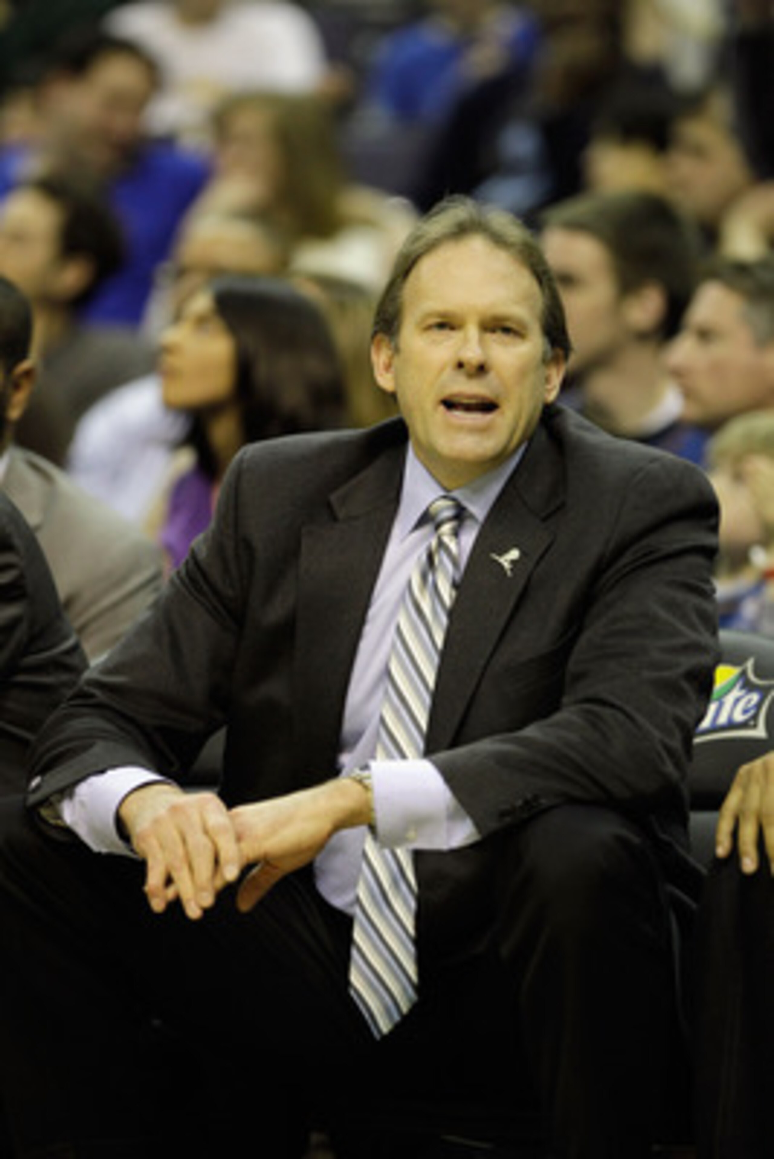 WASHINGTON, DC - MARCH 05: Minnesota Timberwolves head coach Kurt Rambis looks on from the bench against the Washington Wizards at the Verizon Center on March 5, 2011 in Washington, DC. NOTE TO USER: User expressly acknowledges and agrees that, by downlo WASHINGTON, DC - MARCH 05: Minnesota Timberwolves head coach Kurt Rambis looks on from the bench against the Washington Wizards at the Verizon Center on March 5, 2011 in Washington, DC. NOTE TO USER: User expressly acknowledges and agrees that, by downlo