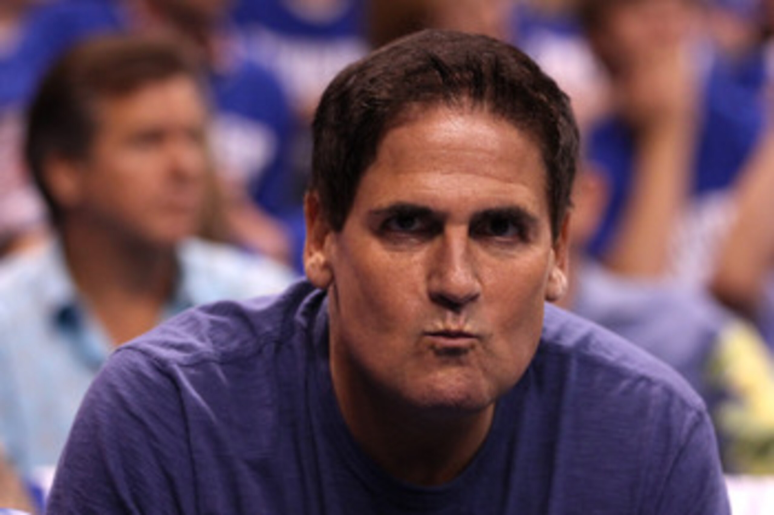OKLAHOMA CITY, OK - MAY 21:  Dallas Mavericks owner Mark Cuban looks on in the first quarter as the Mavericks take on the Oklahoma City Thunder in Game Three of the Western Conference Finals during the 2011 NBA Playoffs at Oklahoma City Arena on May 21, 2