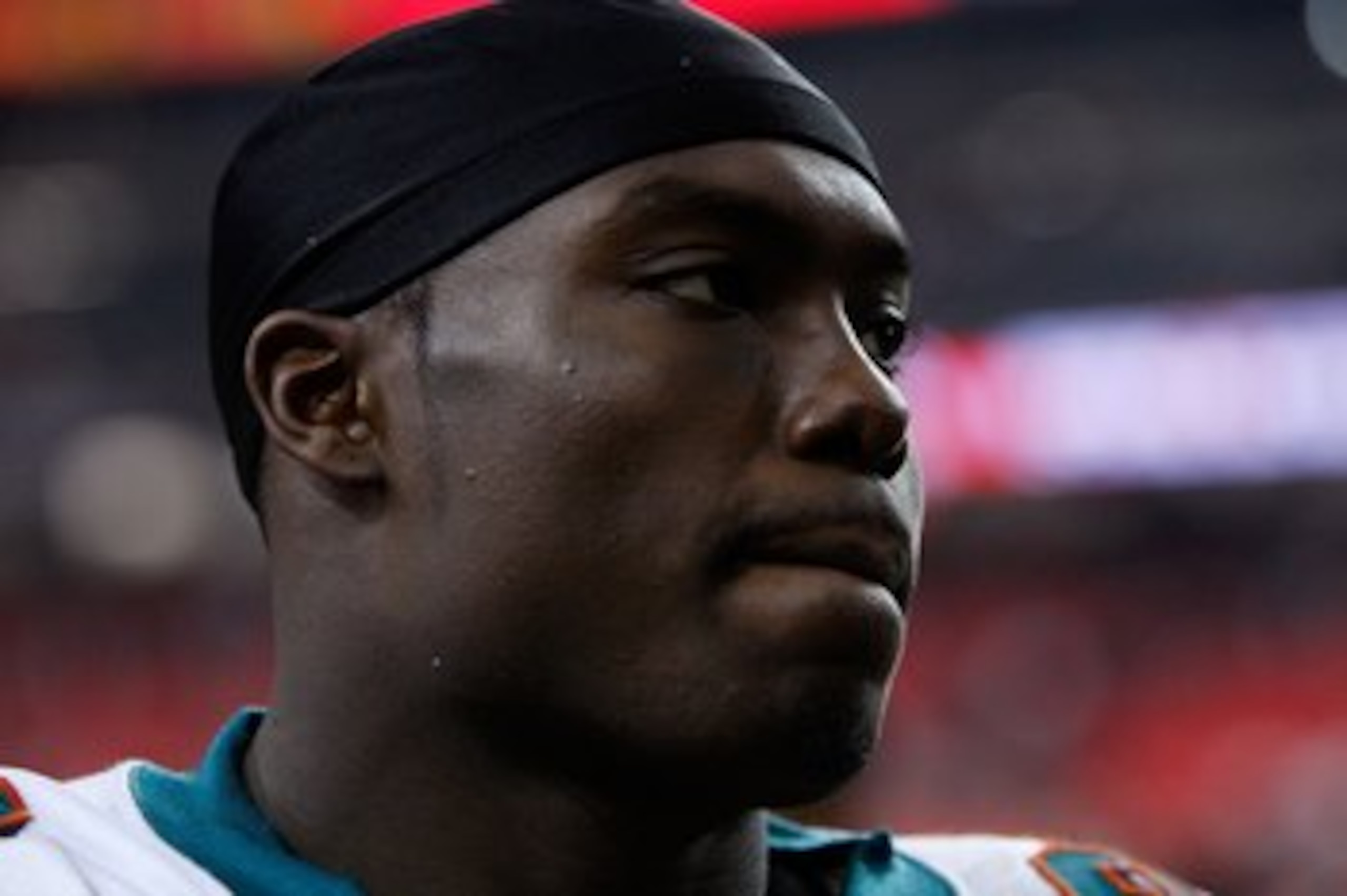 ATLANTA - SEPTEMBER 13:  Ronnie Brown #23 of the Miami Dolphins against the Atlanta Falcons at Georgia Dome on September 13, 2009 in Atlanta, Georgia.  (Photo by Kevin C. Cox/Getty Images)