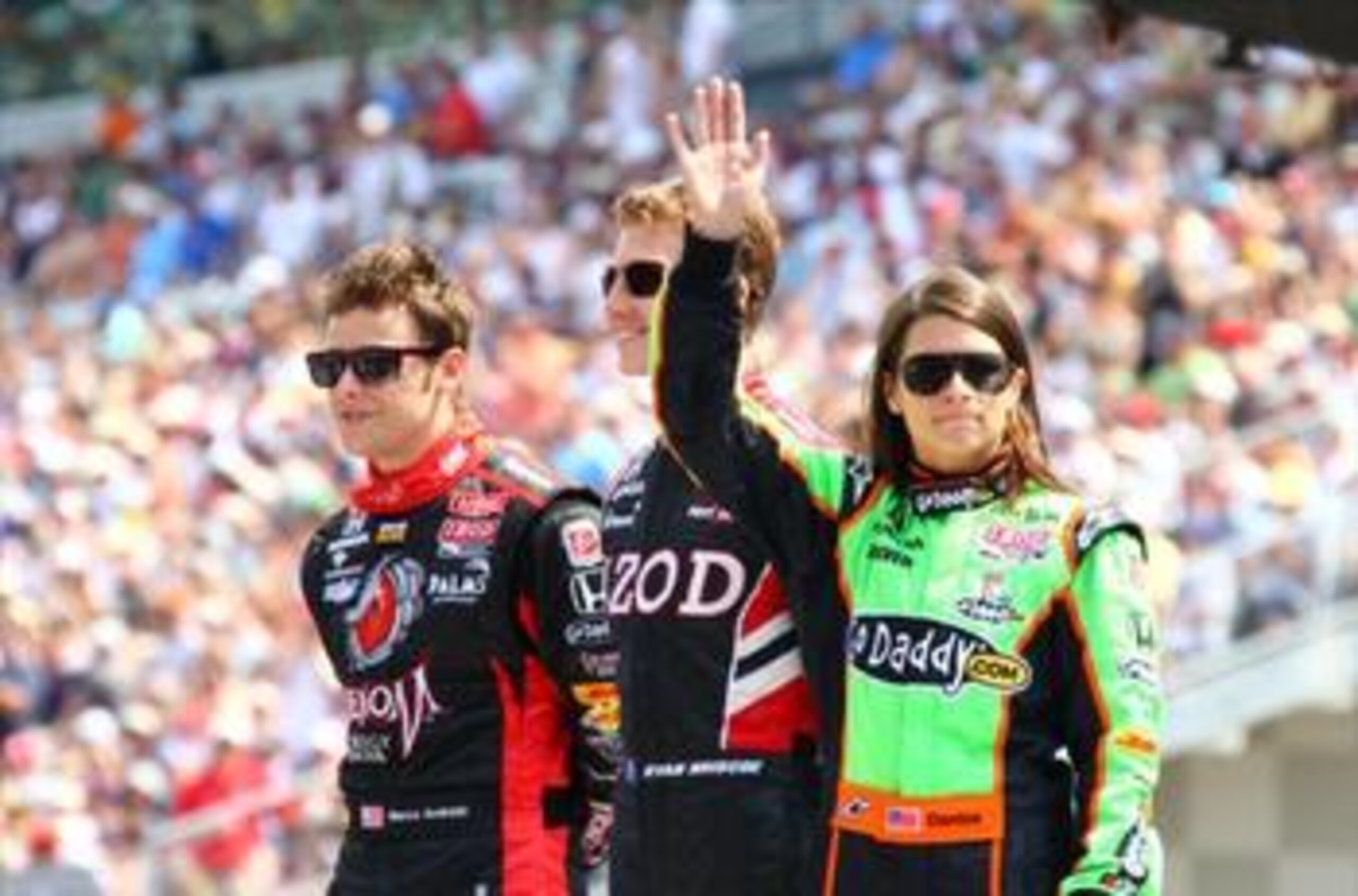 Marco and Danica finished in the top ten Marco and Danica finished in the top ten