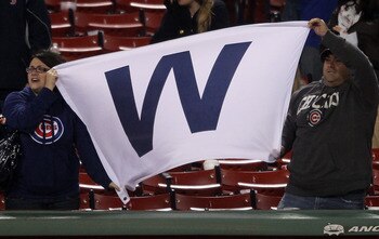 BOSTON, MA - MAY 21:  Chicago Cubs celebrate the win over the Boston Red Sox on May 21, 2011 at Fenway Park in Boston, Massachusetts. Tonight the Chicago Cubs and the Boston Red Sox are wearing replica uniforms from 1918. Before this series, the two teams