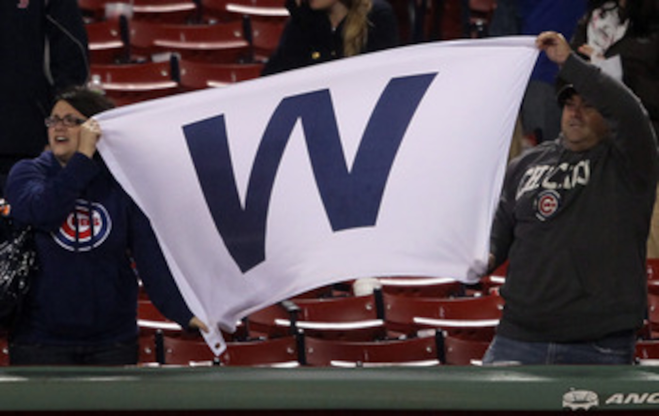 BOSTON, MA - MAY 21:  Chicago Cubs celebrate the win over the Boston Red Sox on May 21, 2011 at Fenway Park in Boston, Massachusetts. Tonight the Chicago Cubs and the Boston Red Sox are wearing replica uniforms from 1918. Before this series, the two teams